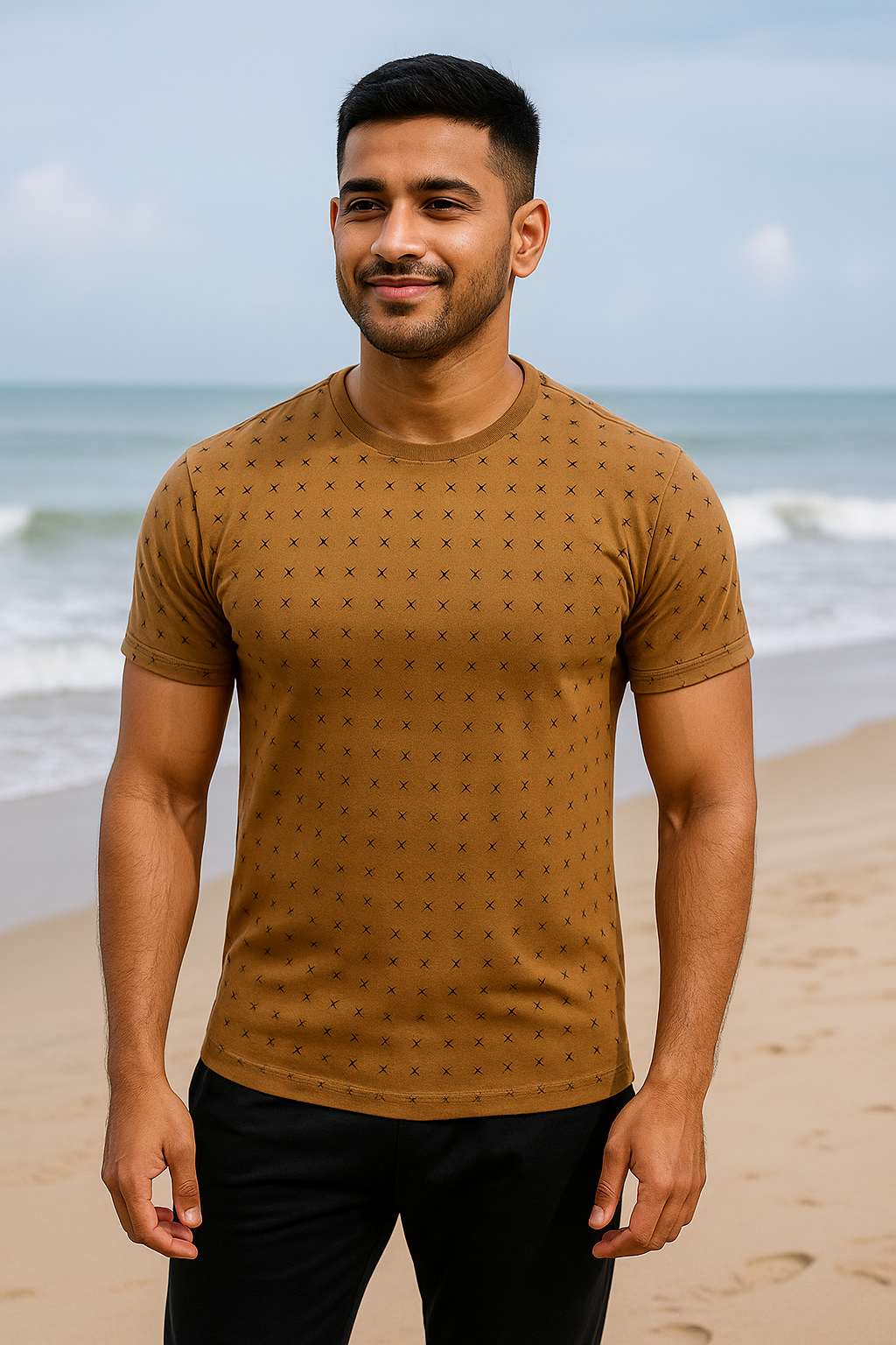 TD-Light Blue & Brown (Pack of 2)