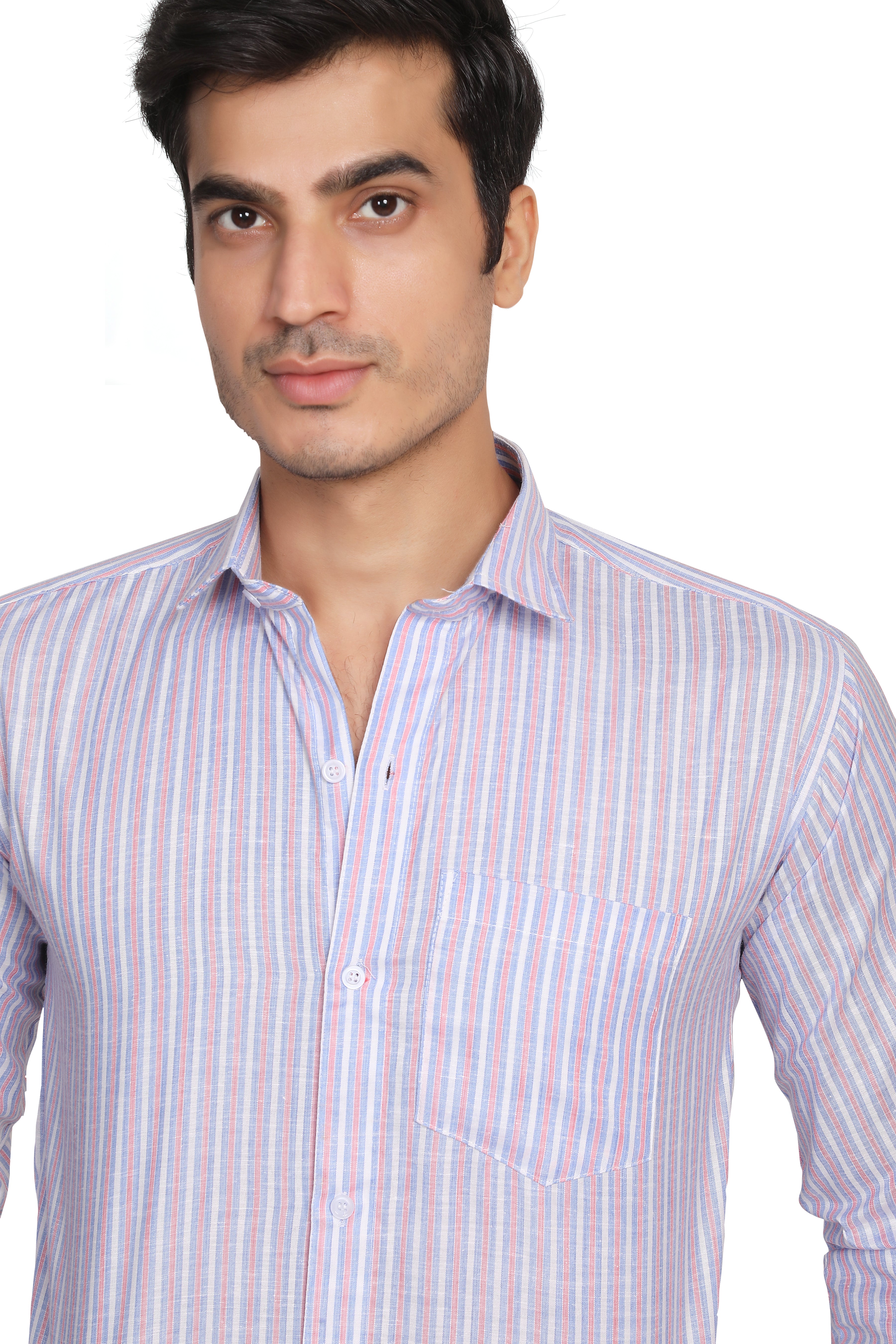 Kumar Shirts - Blue & Pink