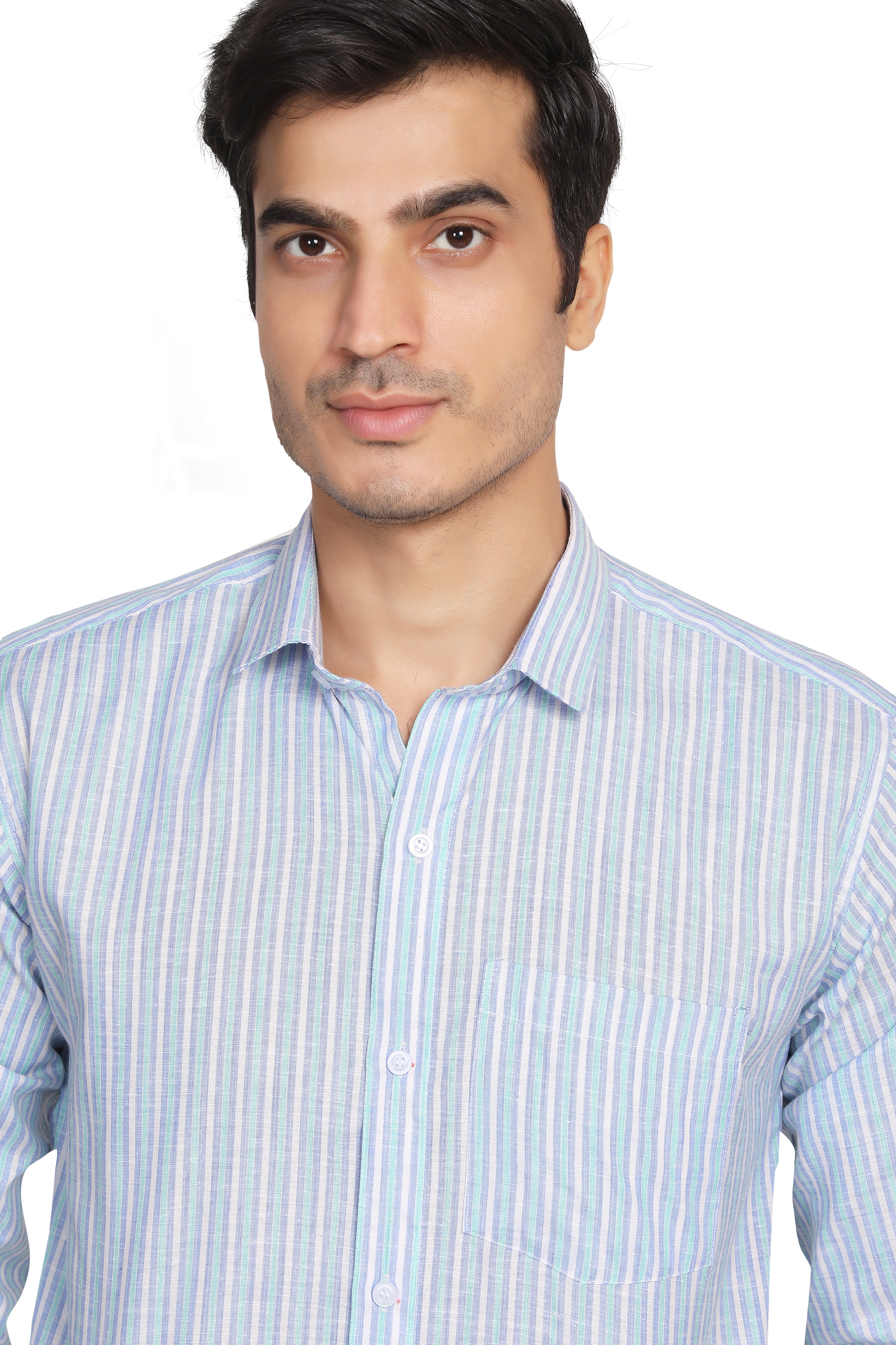 Kumar Shirts - Blue & Green