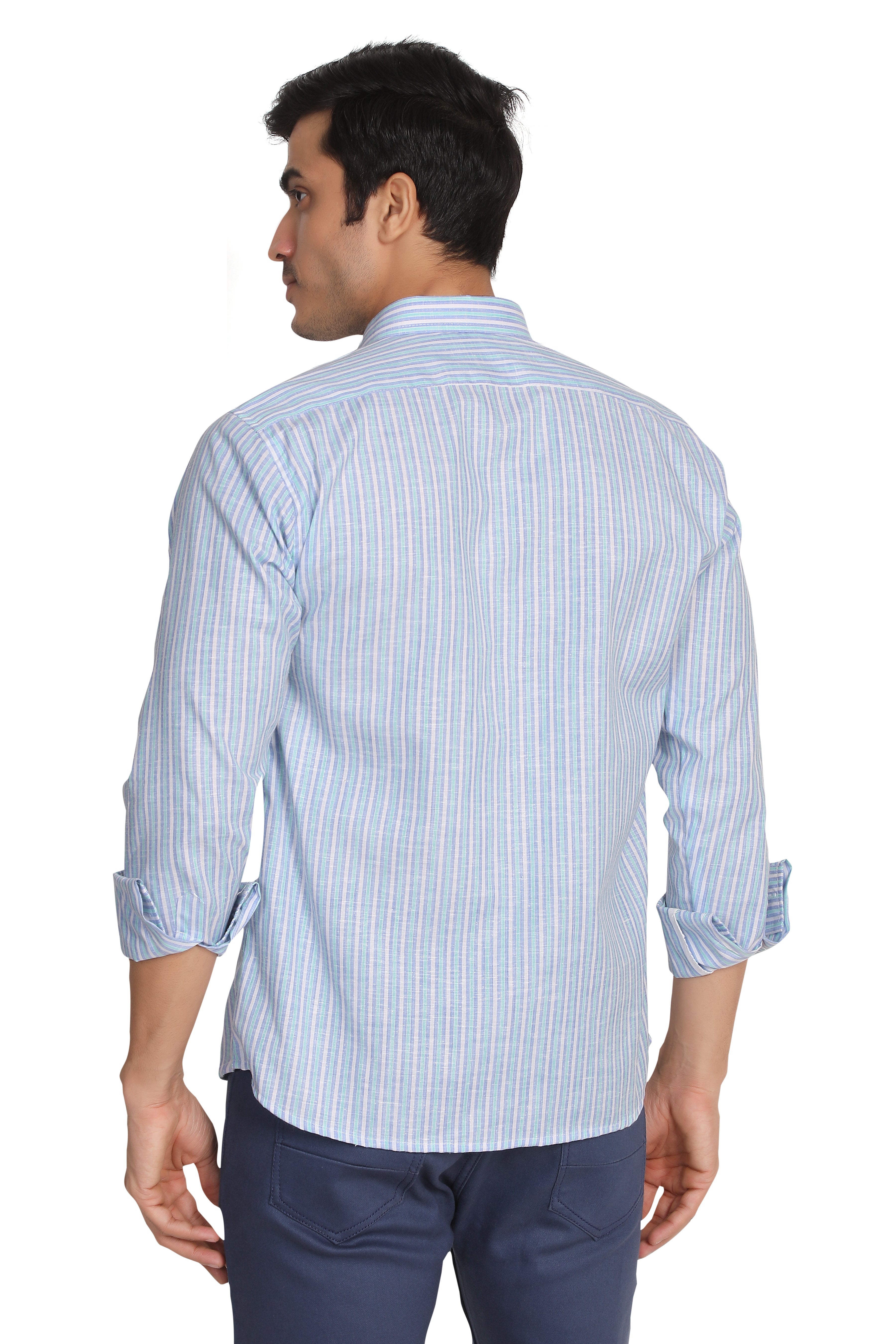 Kumar Shirts - Blue & Green