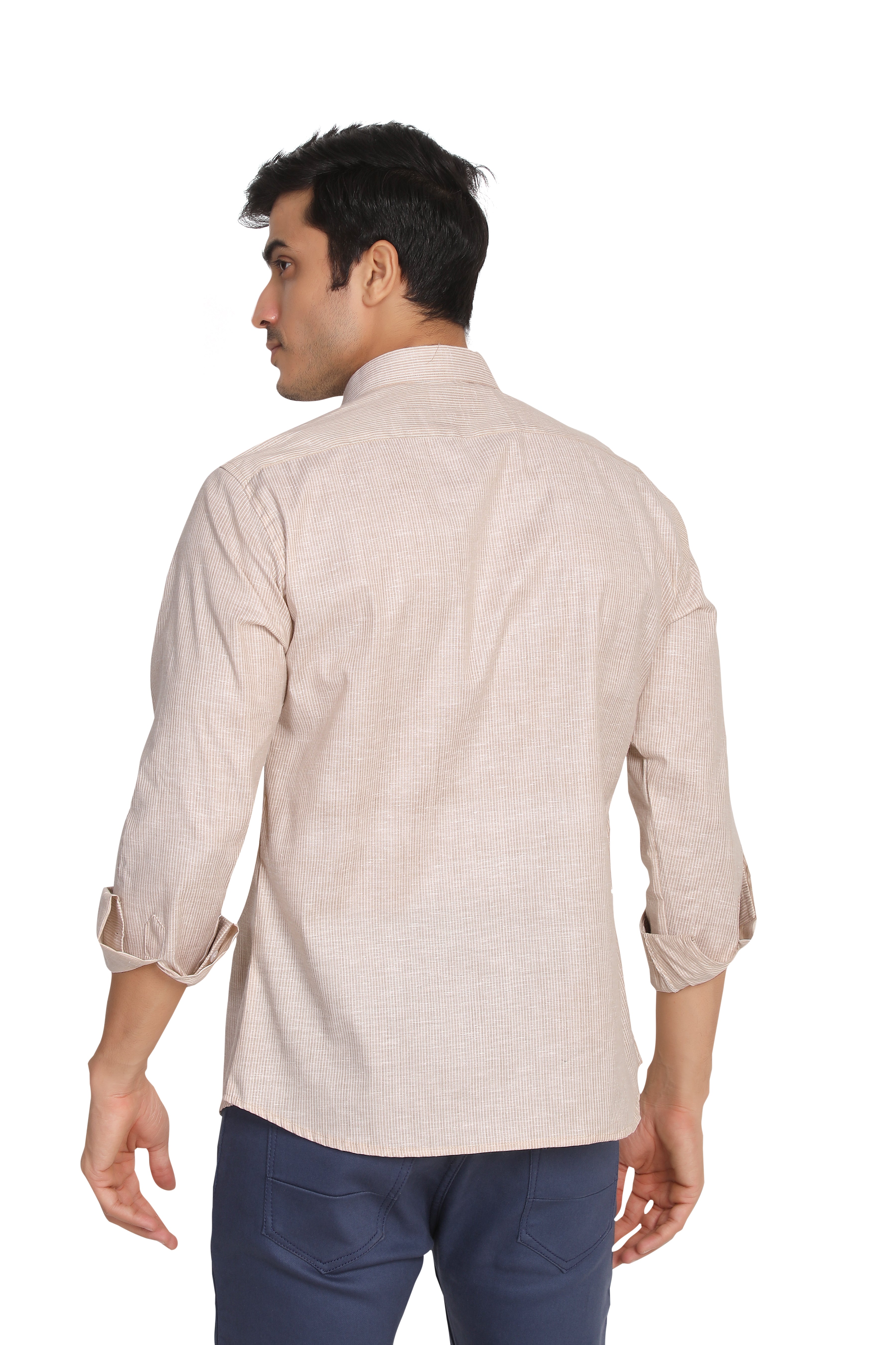 Kumar Shirts - Brown & White