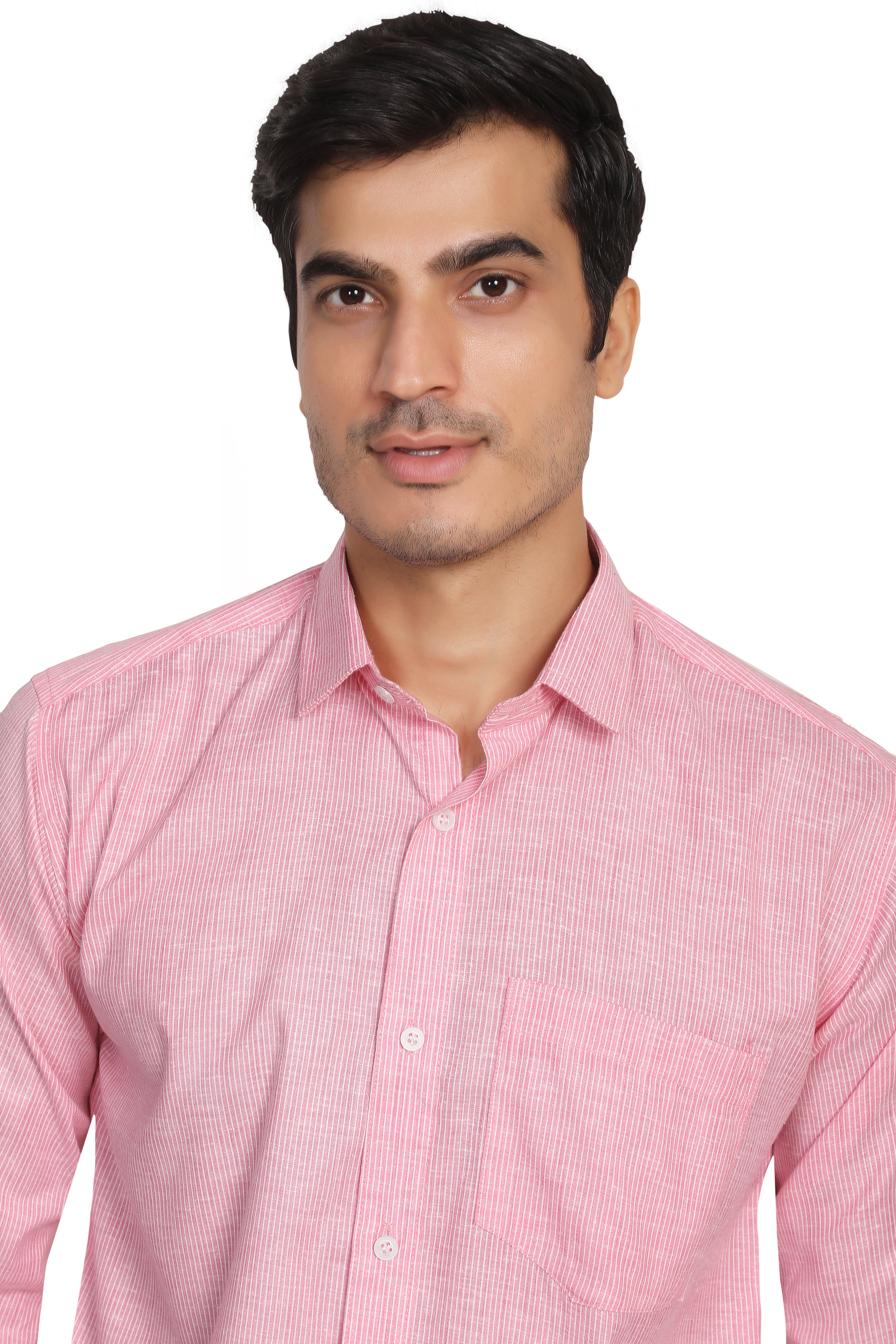 Kumar Shirts - Pink & White