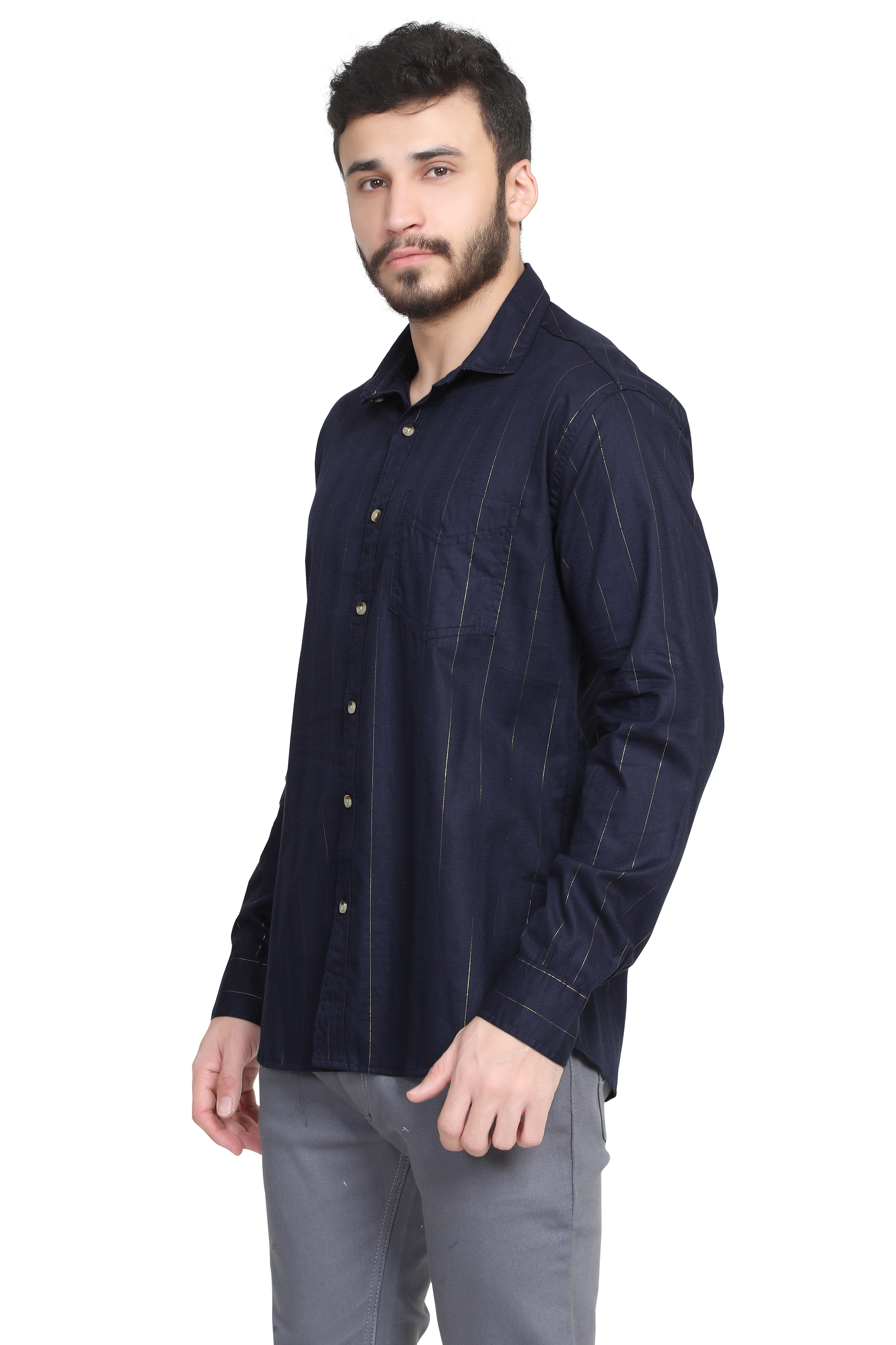 Kumar Shirt - Navy Blue