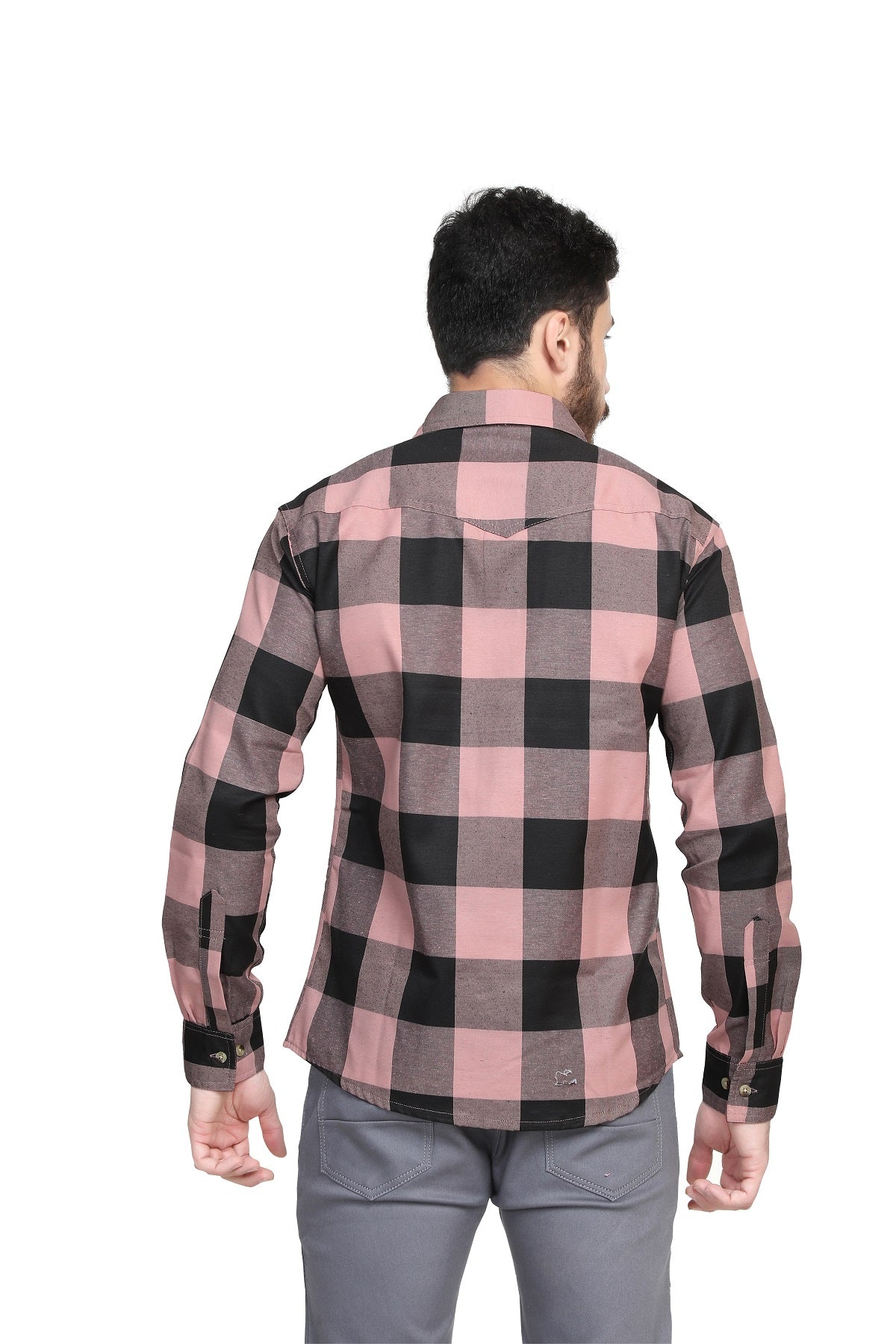 Kumar Shirts - Light Pink & Black