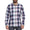 Kumar Shirt - Navy Blue & white