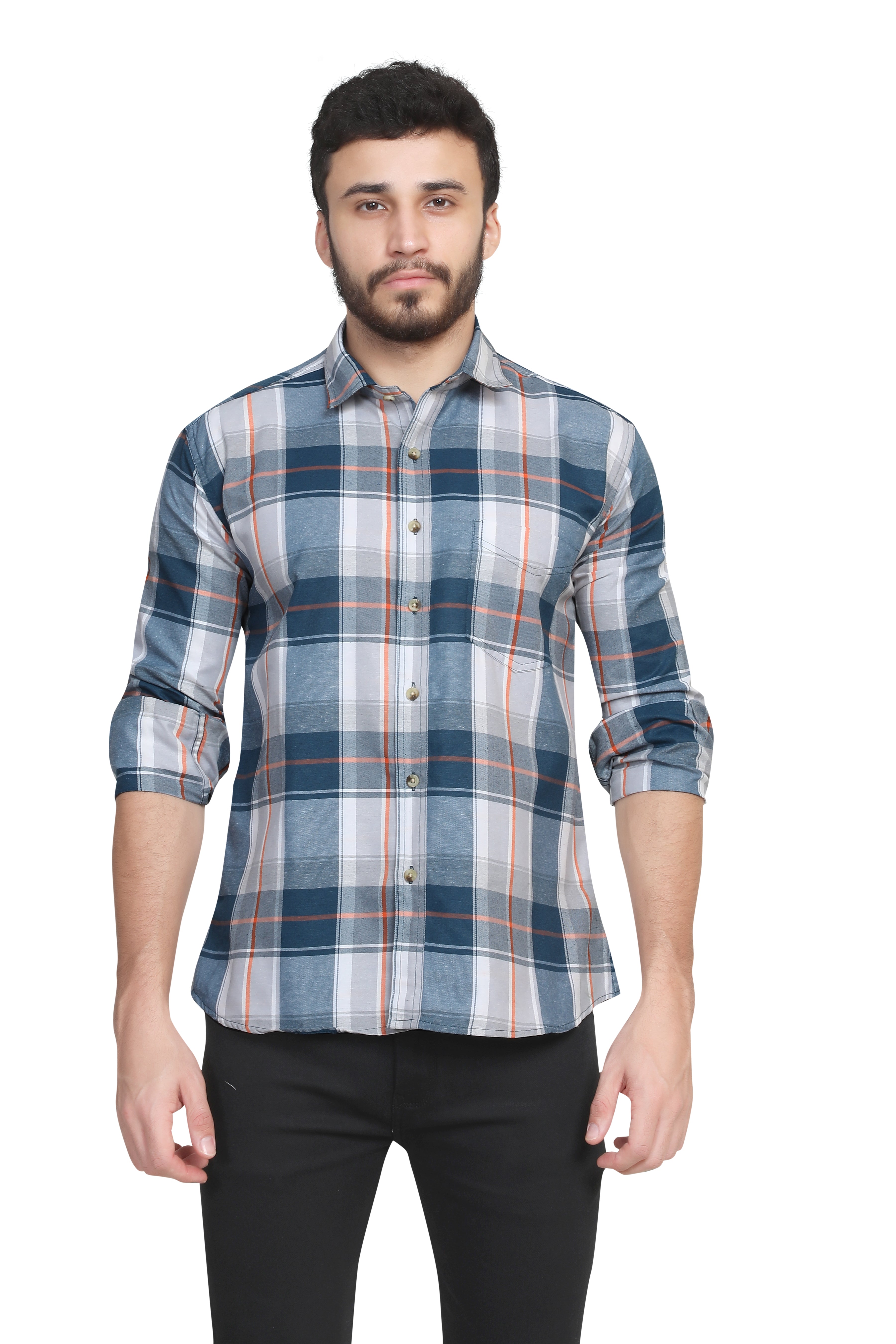 Kumar Shirts - Greenish Blue