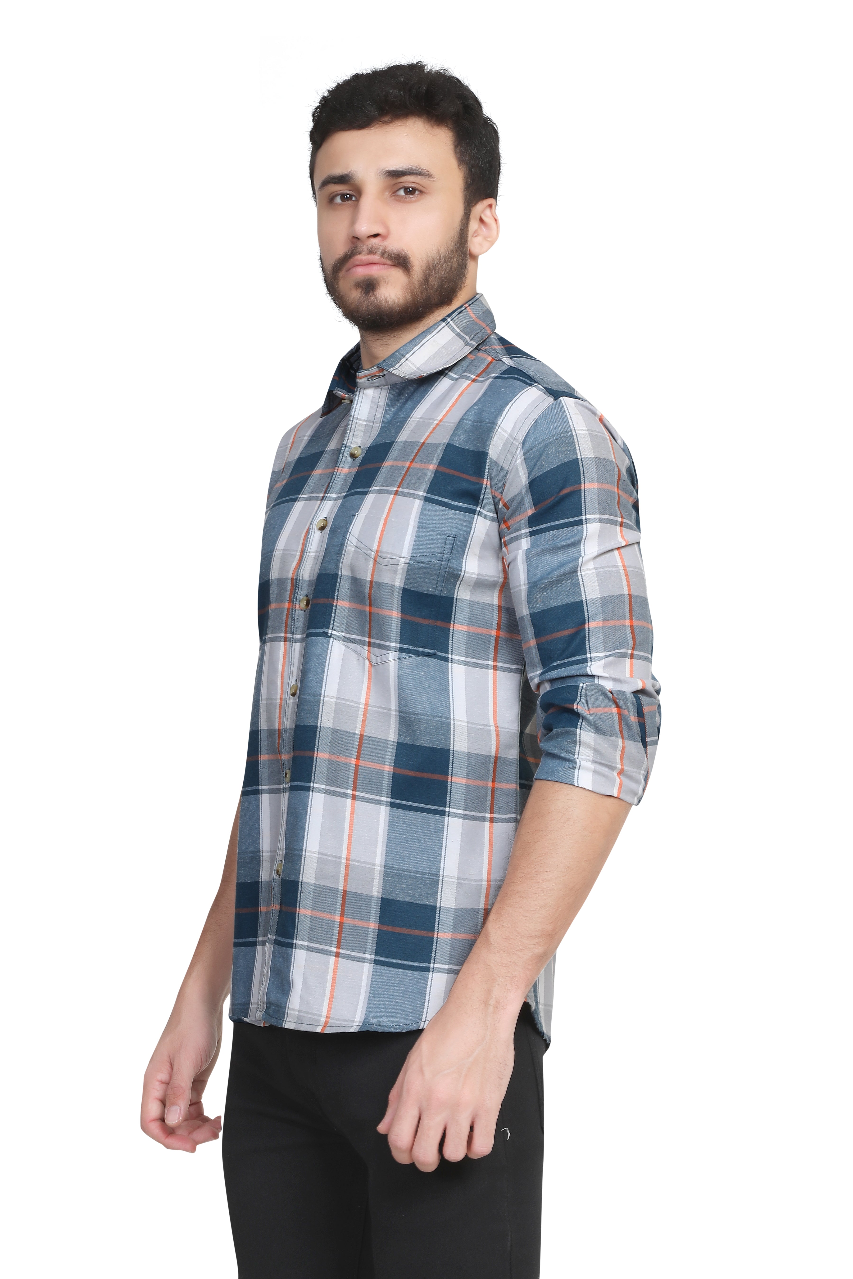 Kumar Shirts - Greenish Blue