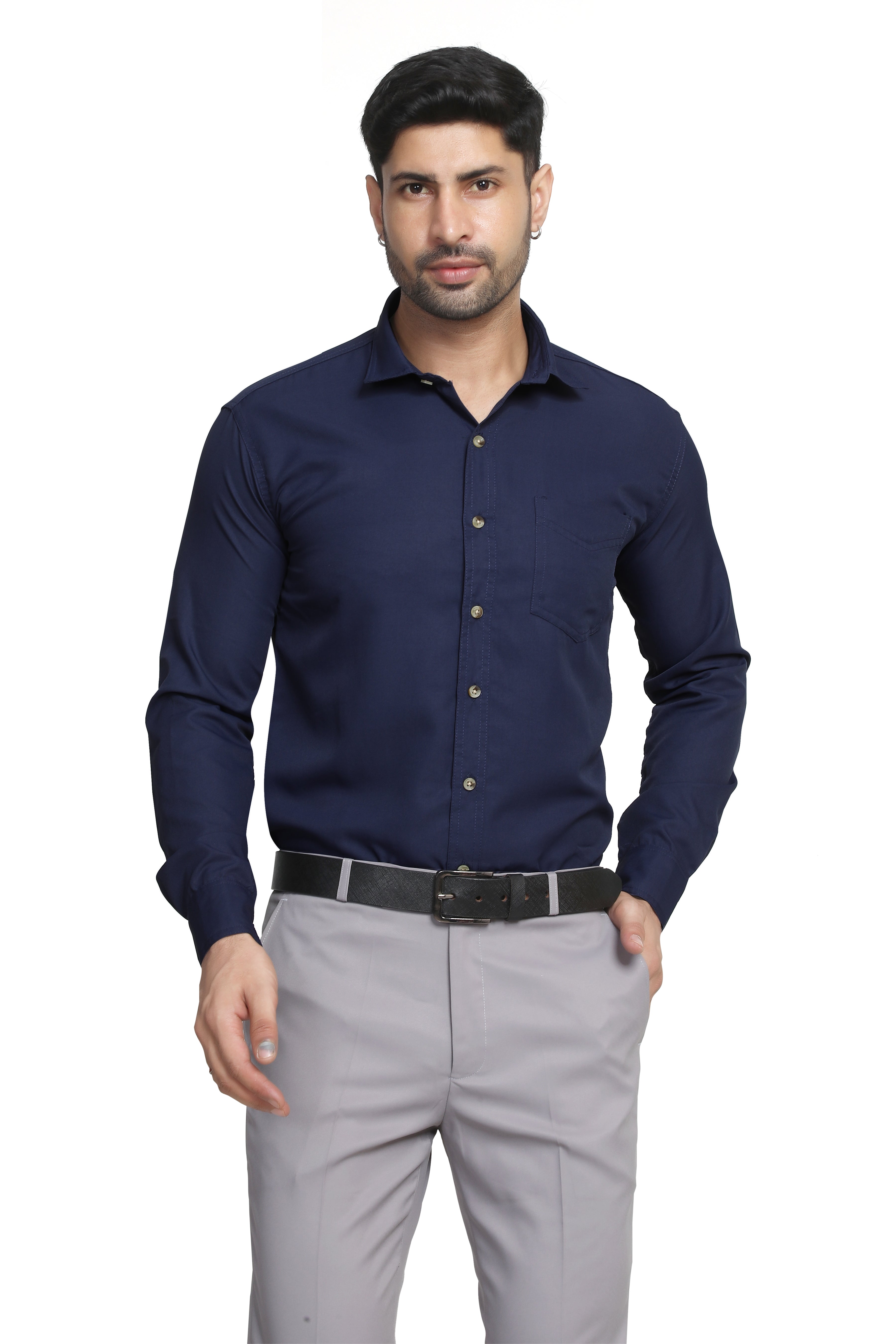 Kumar Shirt - Light Navy