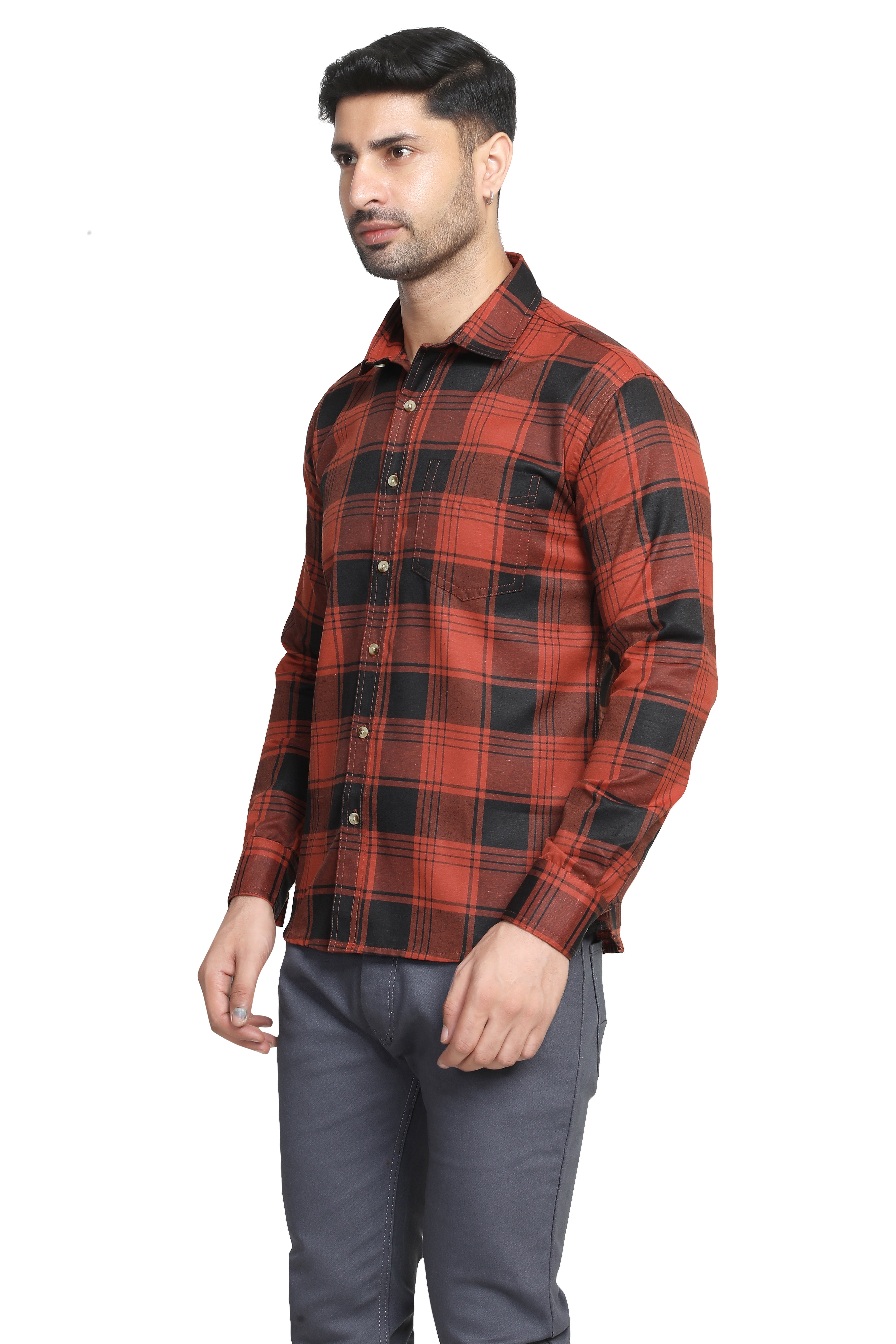 Kumar Shirts - Brown & Black