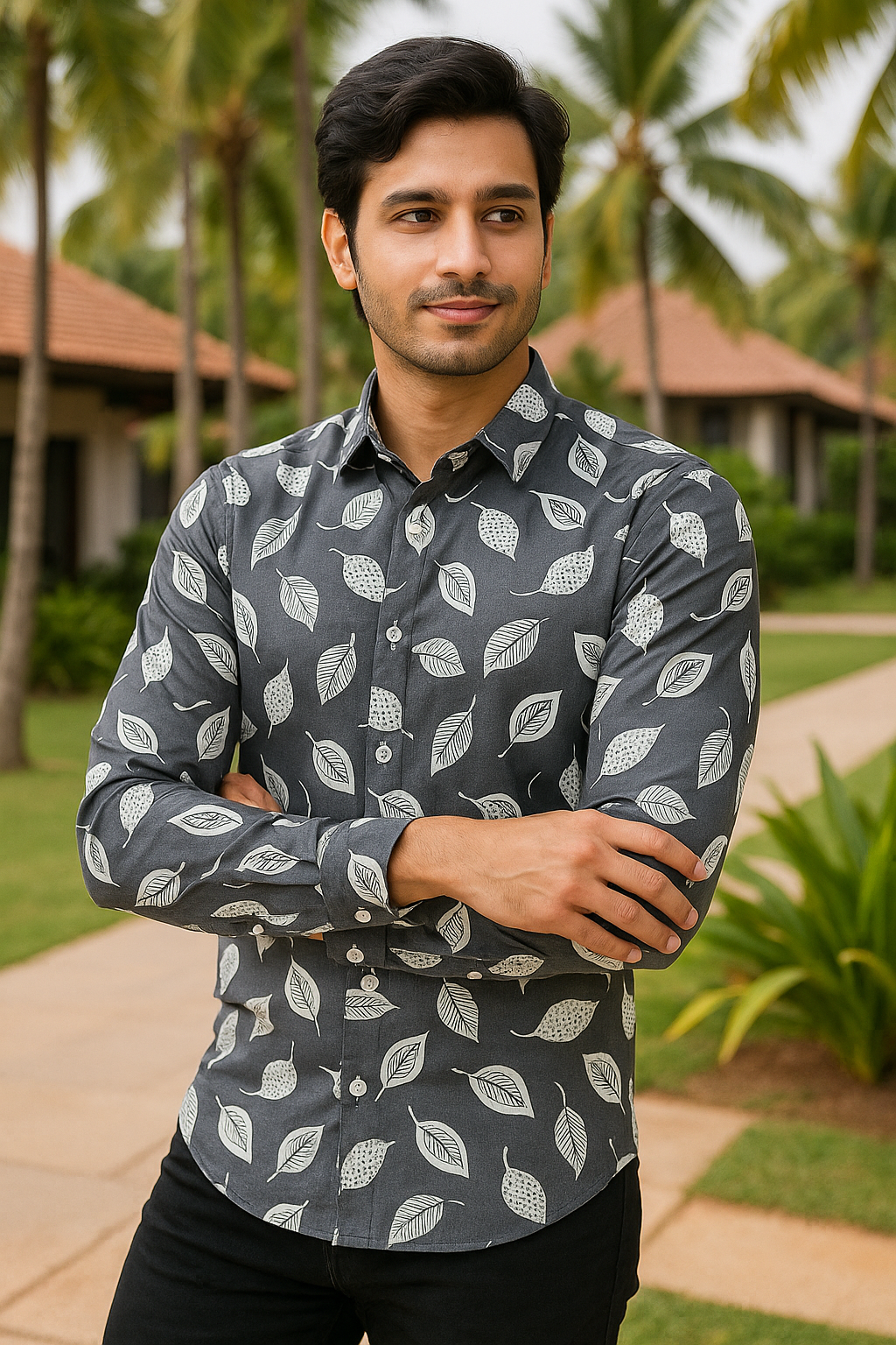 Digital Print Premium Full Sleeve Shirt for Men - Regular Fit