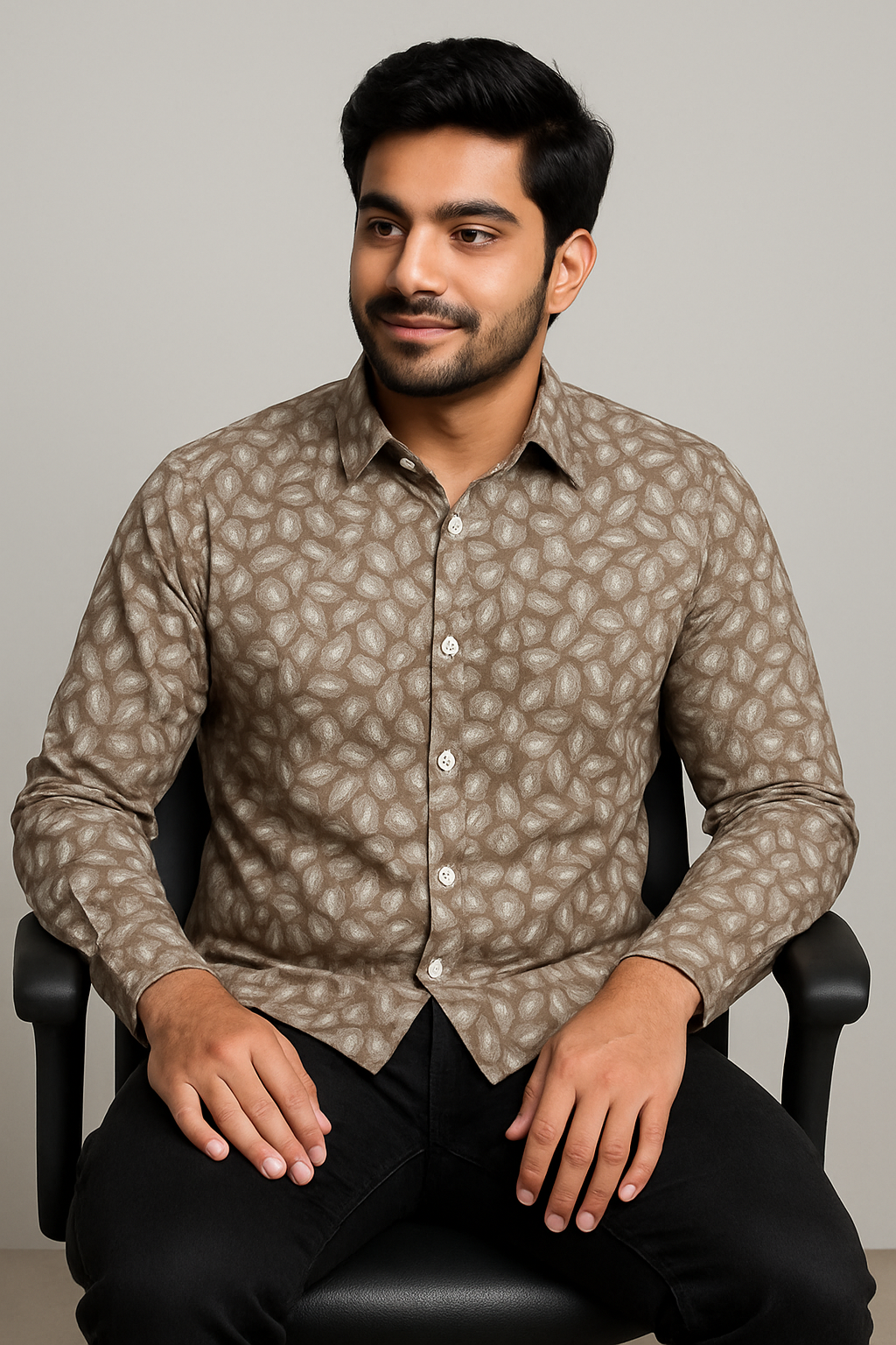 Digital Print Premium Full Sleeve Shirt for Men - Regular Fit