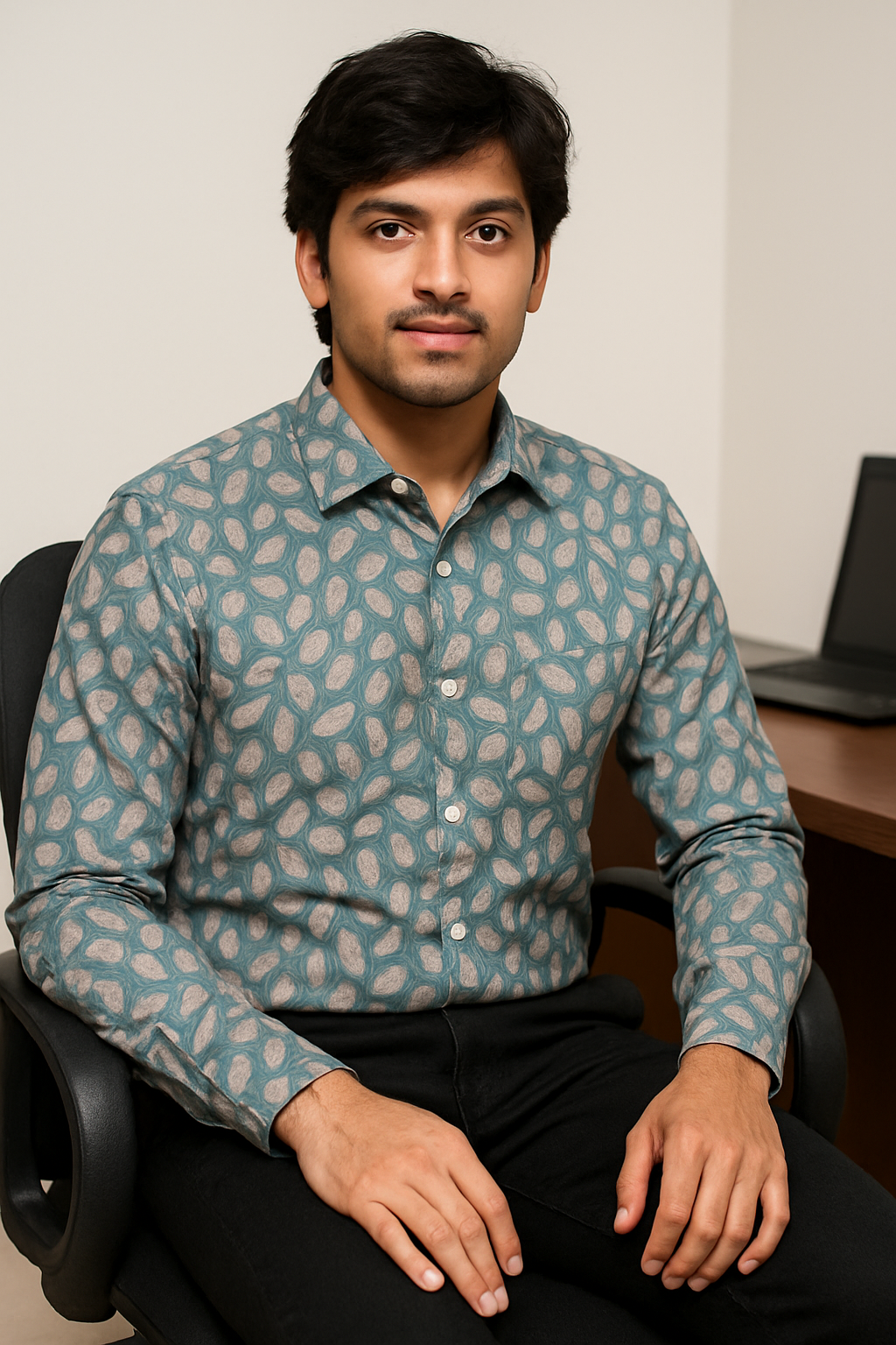 Digital Print Premium Full Sleeve Shirt for Men - Regular Fit