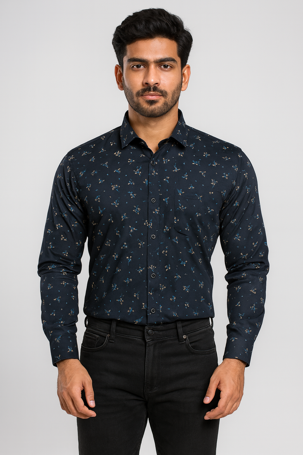 Digital Print Premium Full Sleeve Shirt for Men - Regular Fit