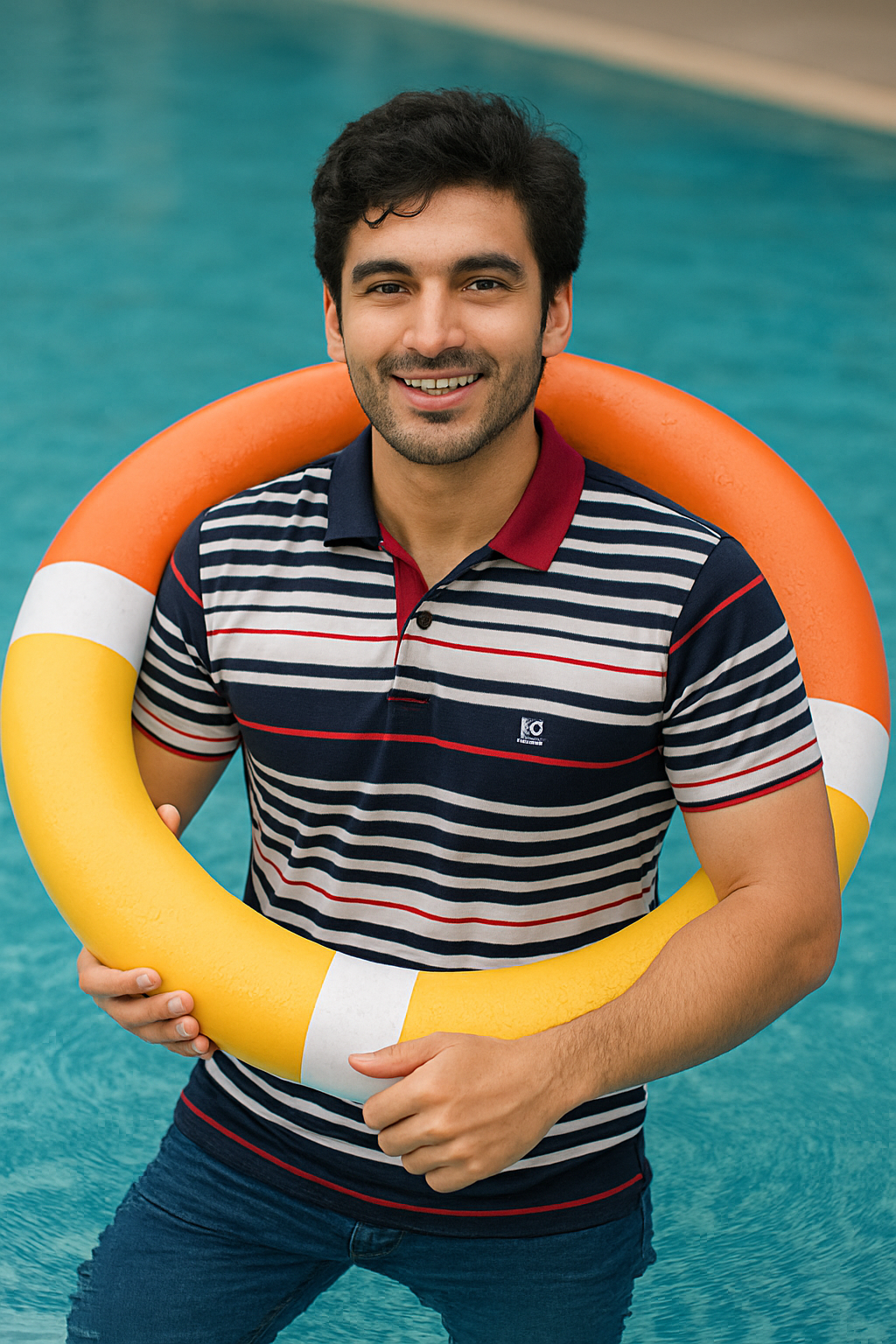 IC - Red & Navy Blue