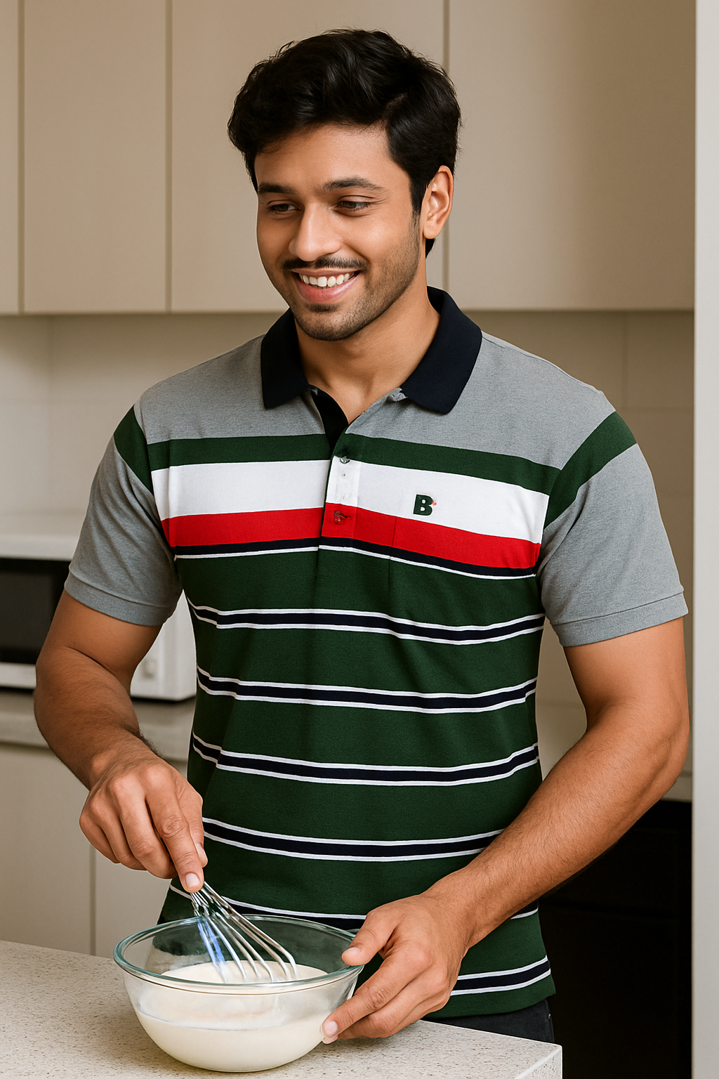 IC - Navy Blue & Green