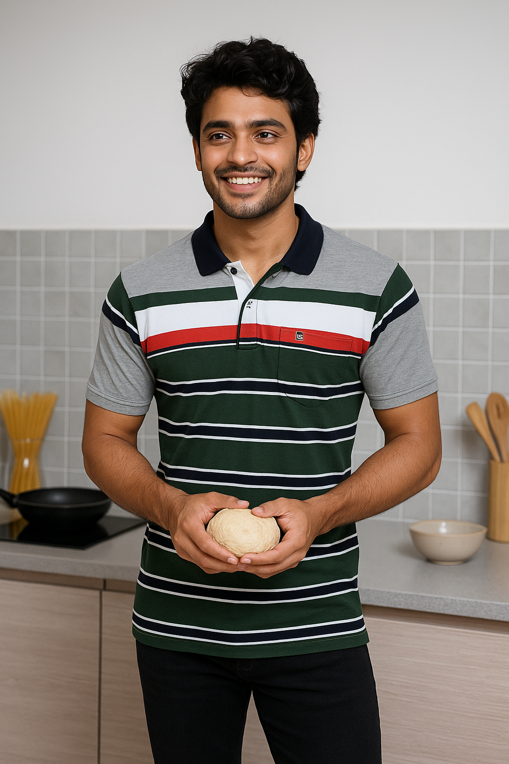 IC - Navy Blue & Green