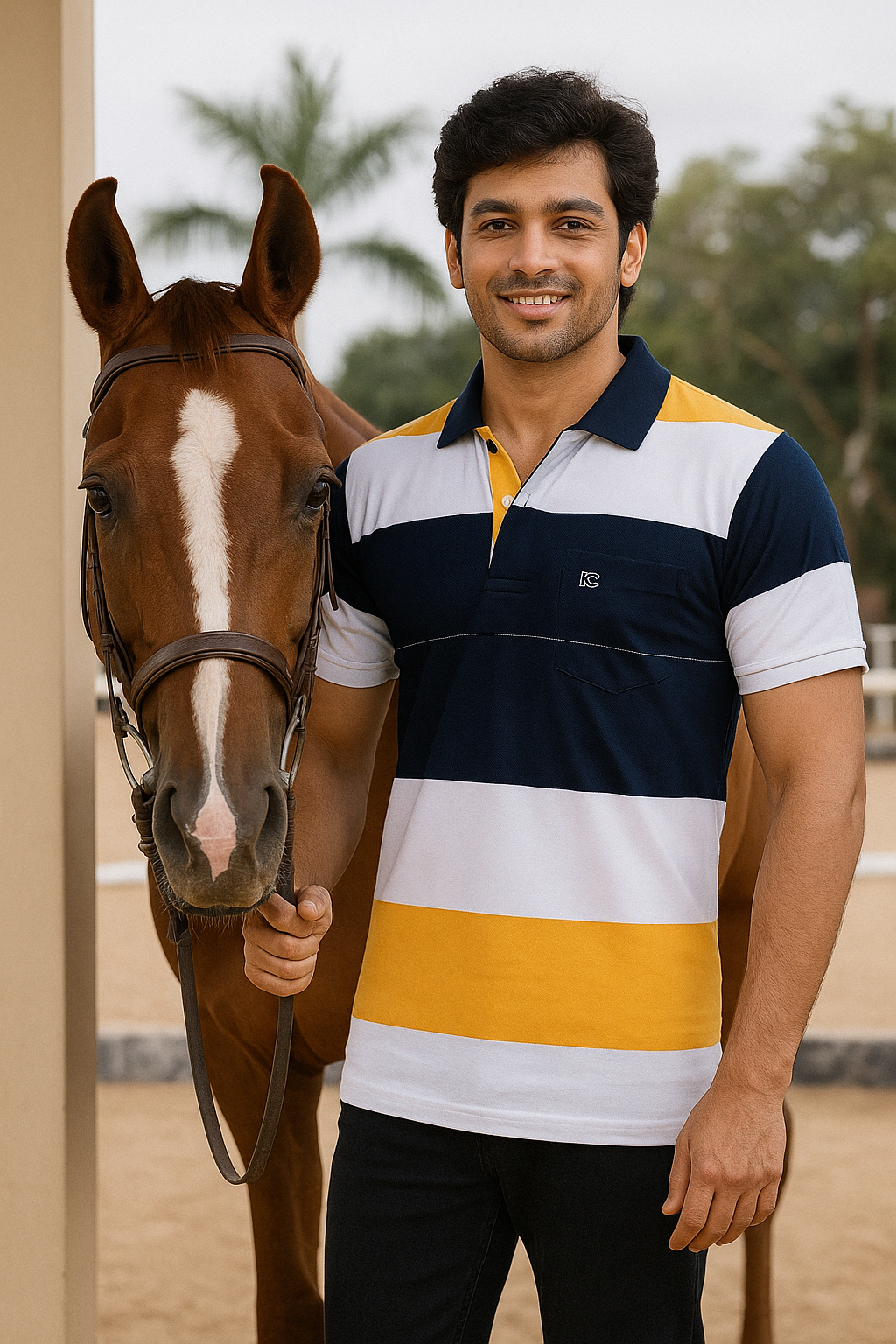 IC - Navy Blue & Yellow