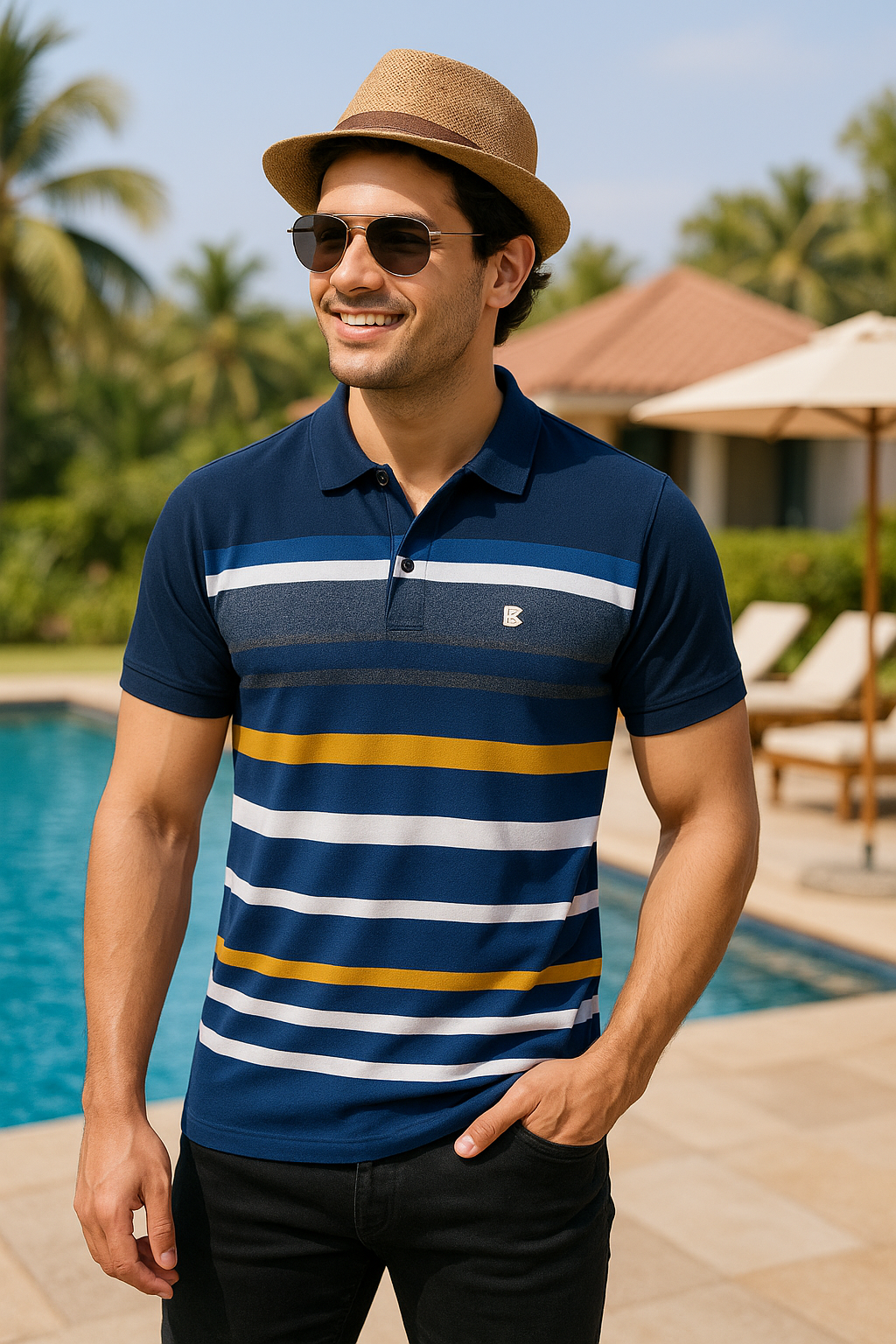 IC - Navy Blue & Grey