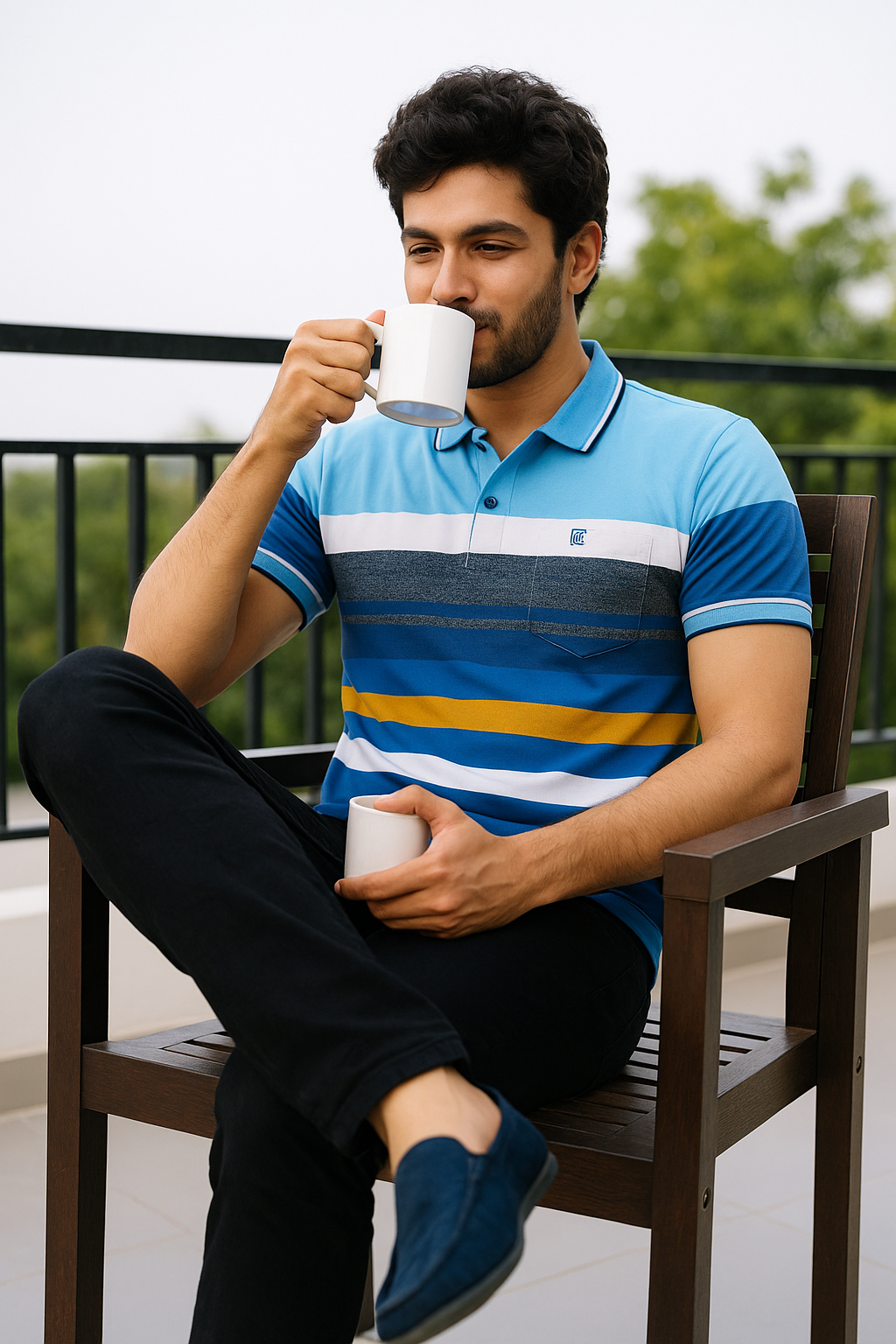 IC - Sky Blue & White