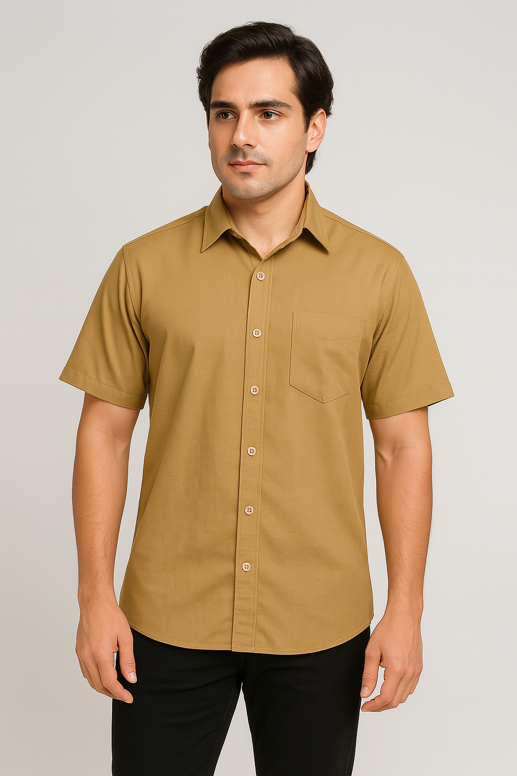 Kumar Shirts - Plain Khaki