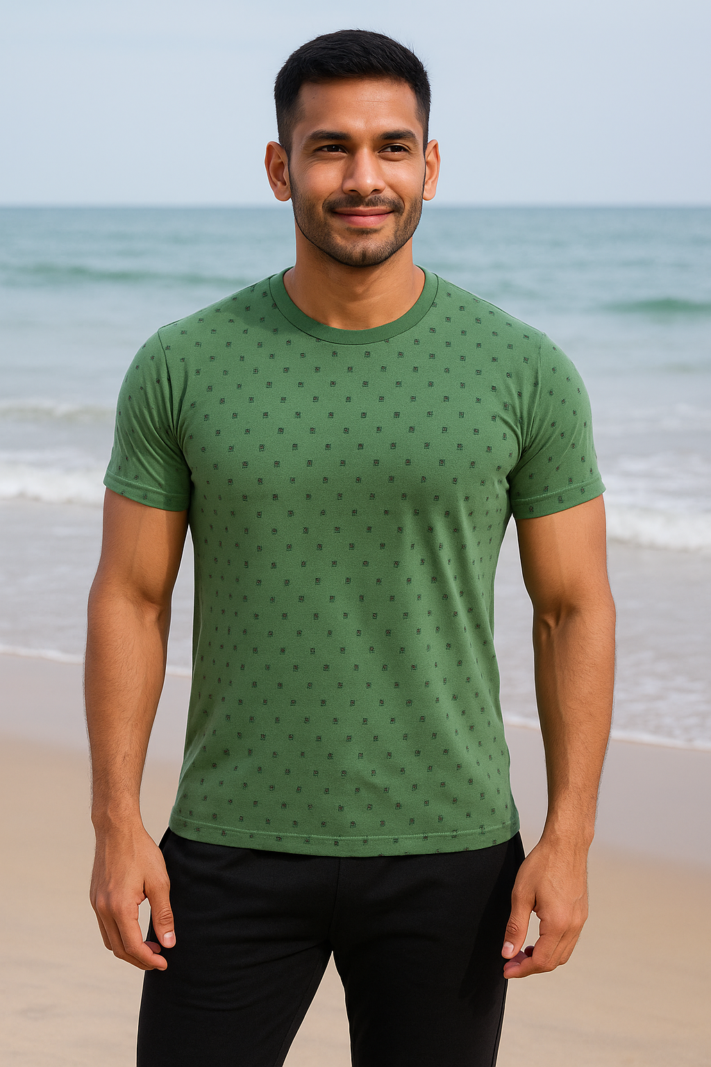 TD-Cream & Green (Pack of 2)