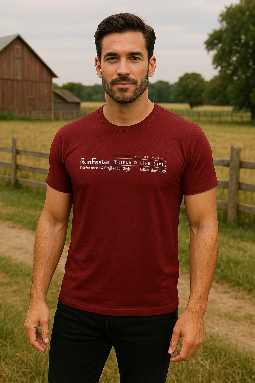 TD-Maroon & Ash (Pack of 2)