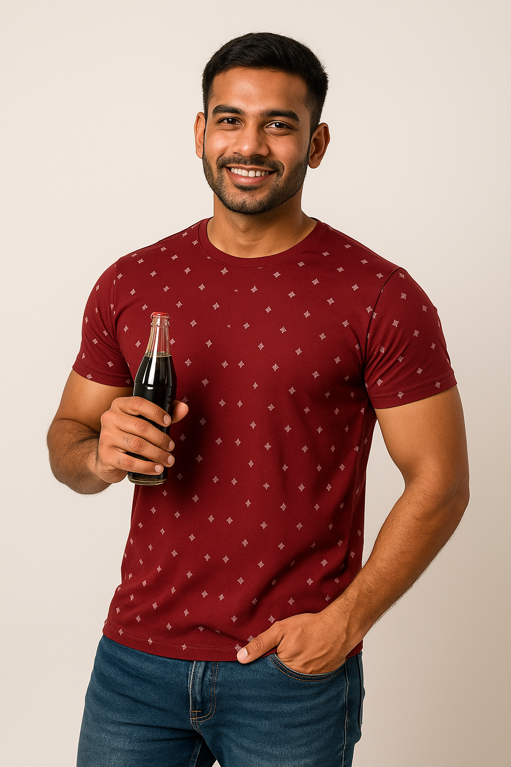 TD-Maroon & Ash (Pack of 2)