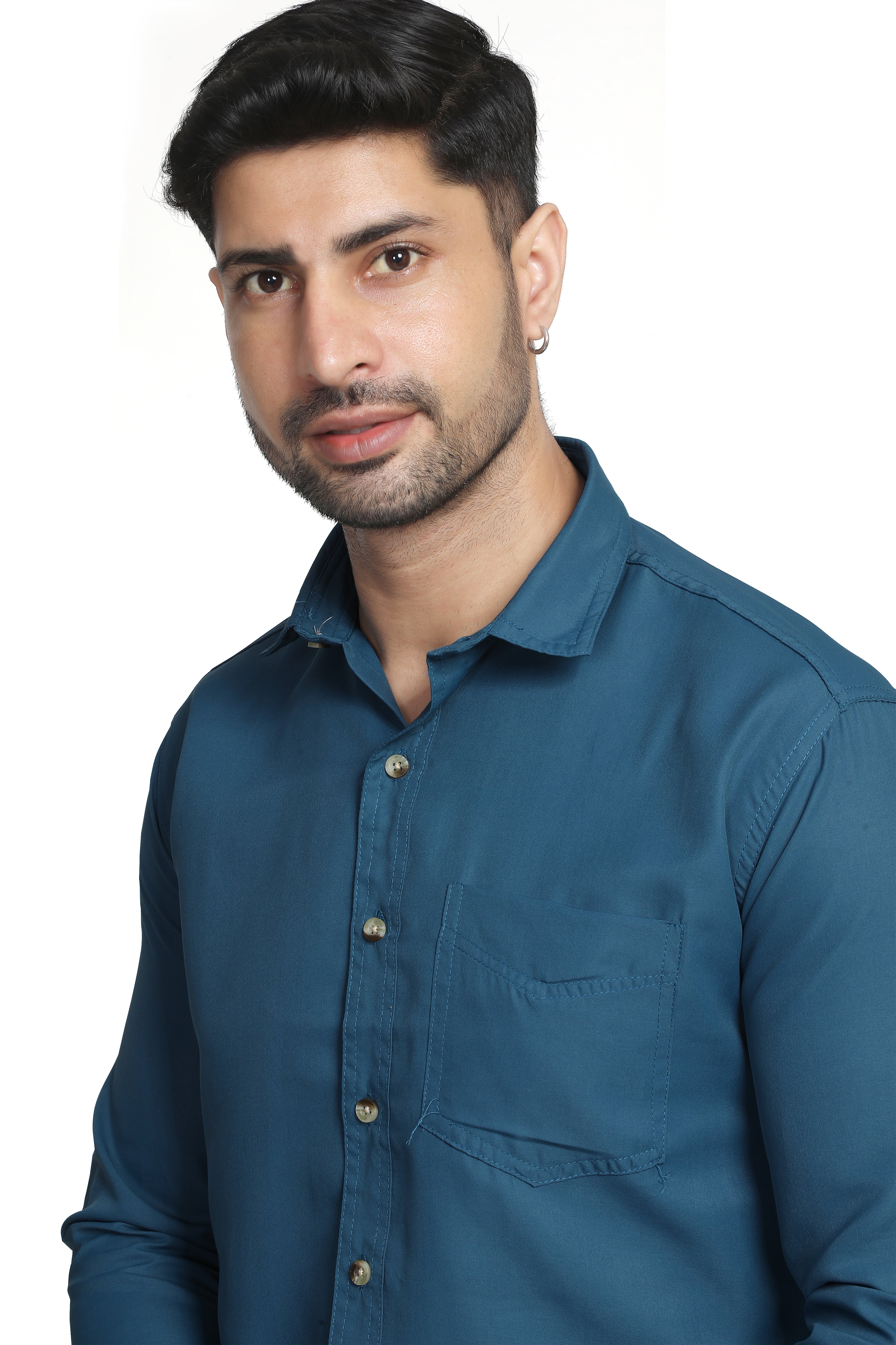 Kumar Shirt - Greenish Blue