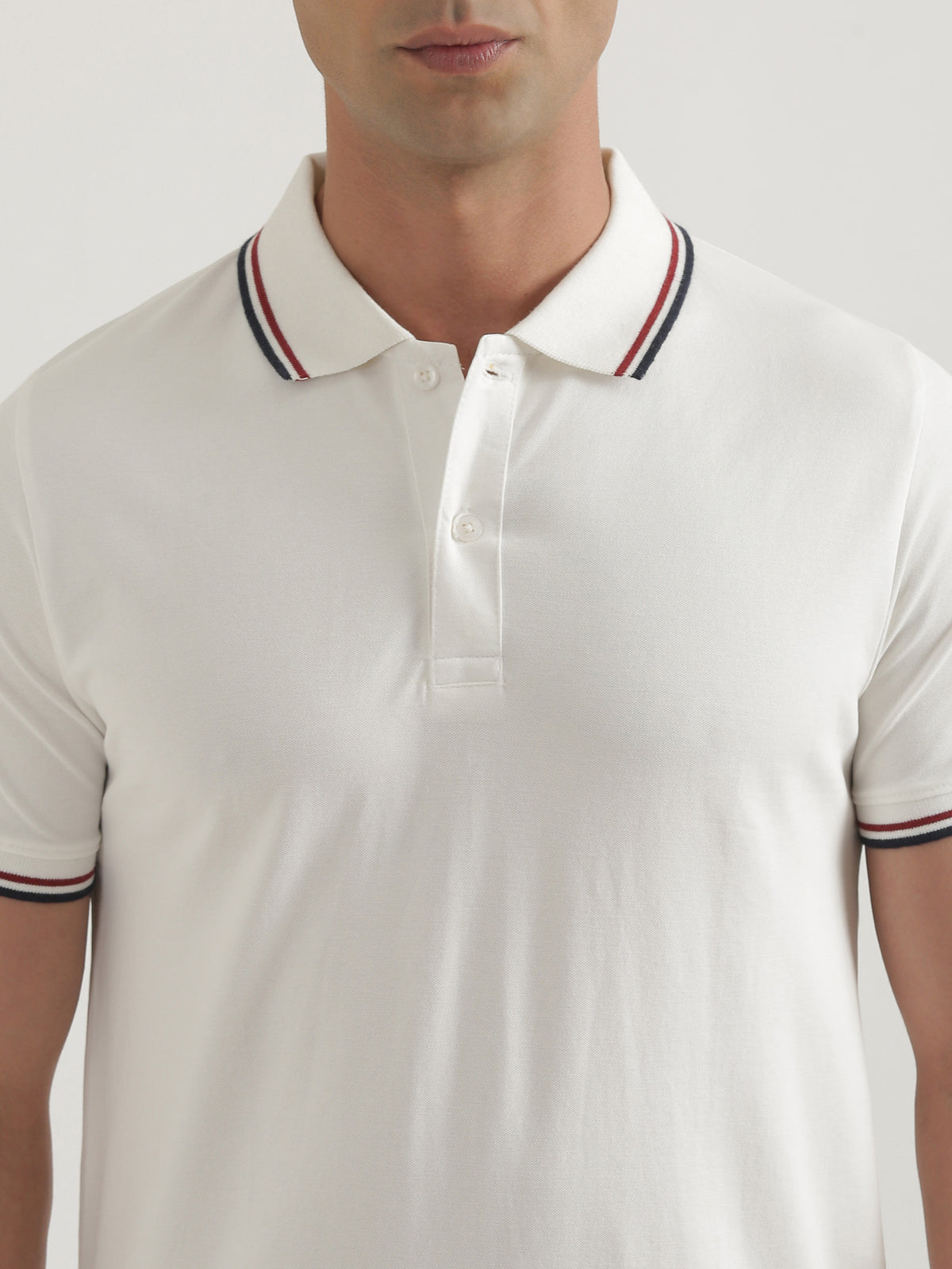 Men’s Premium White Polo T-Shirt | PC Matty 100% Cotton