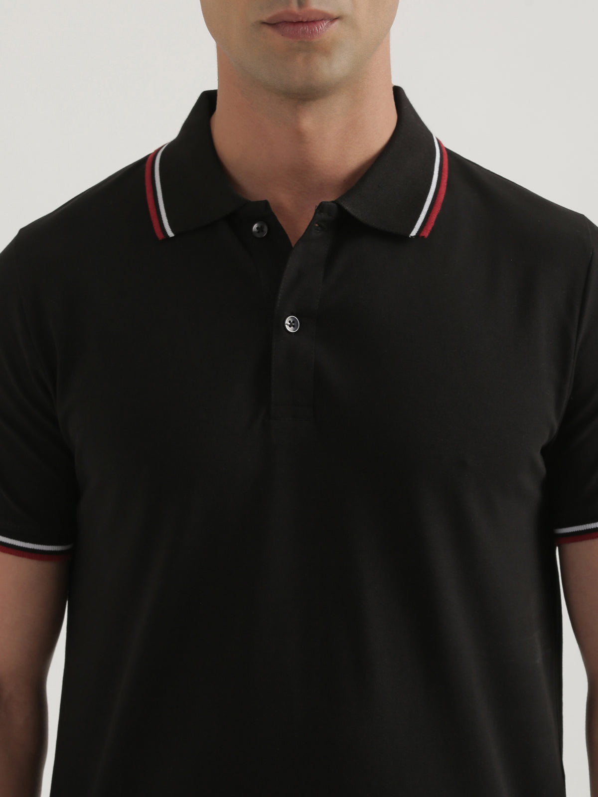 Men’s Premium Black Polo T-Shirt | PC Matty 100% Cotton