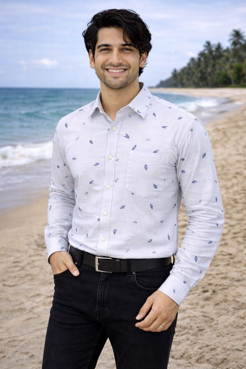 Men’s Pista Full Sleeve Printed Shirt with Pocket