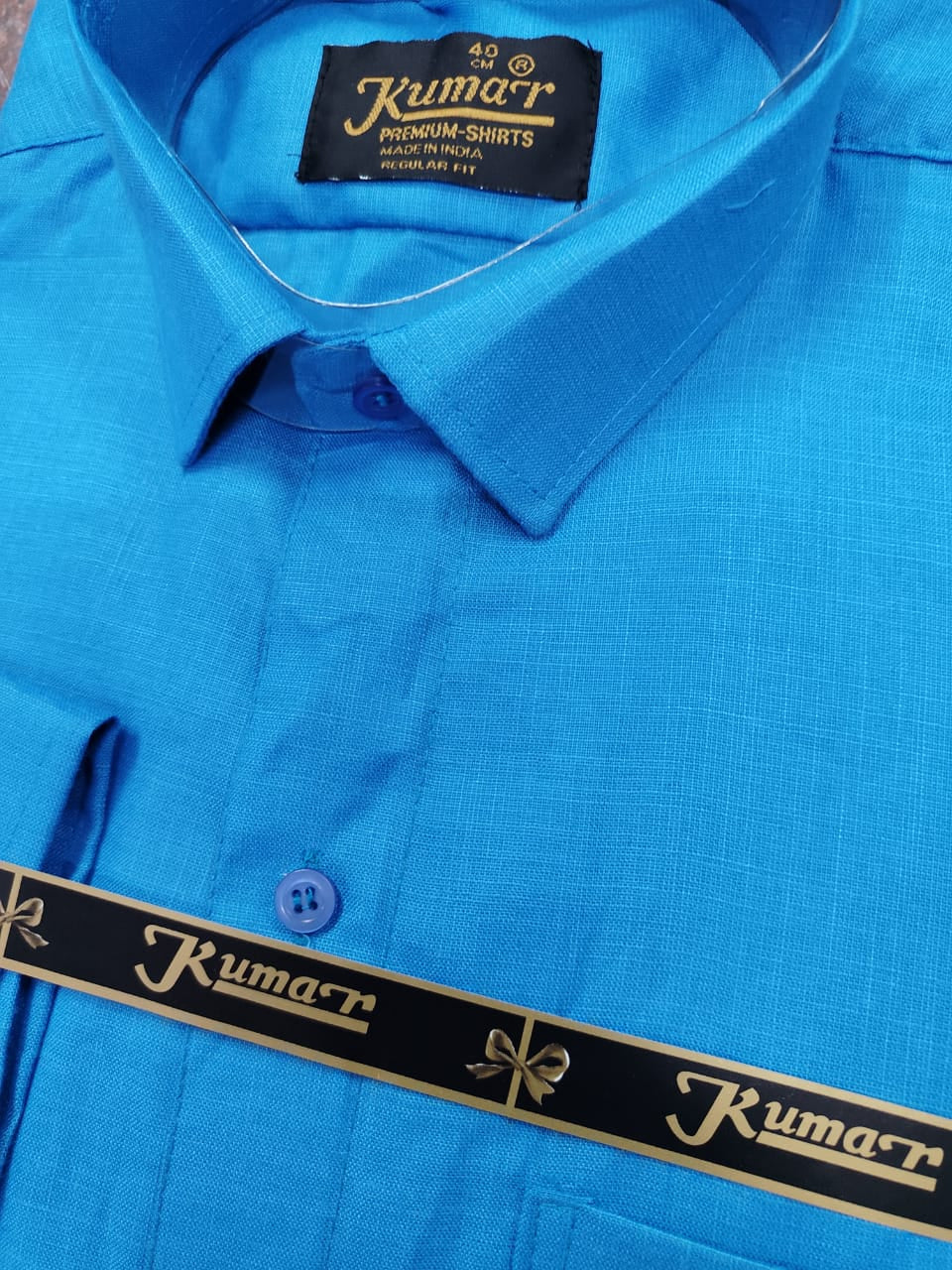 Men Blue Full Sleeve Shirt