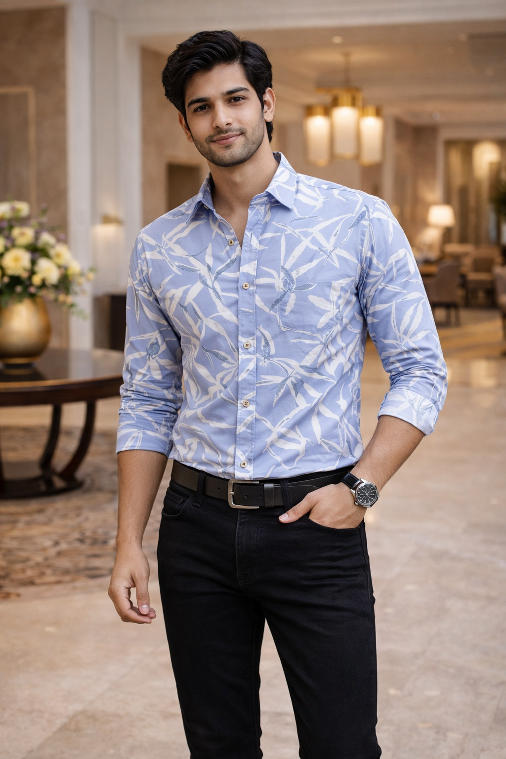 Kumar Casual Printed Shirt for Men