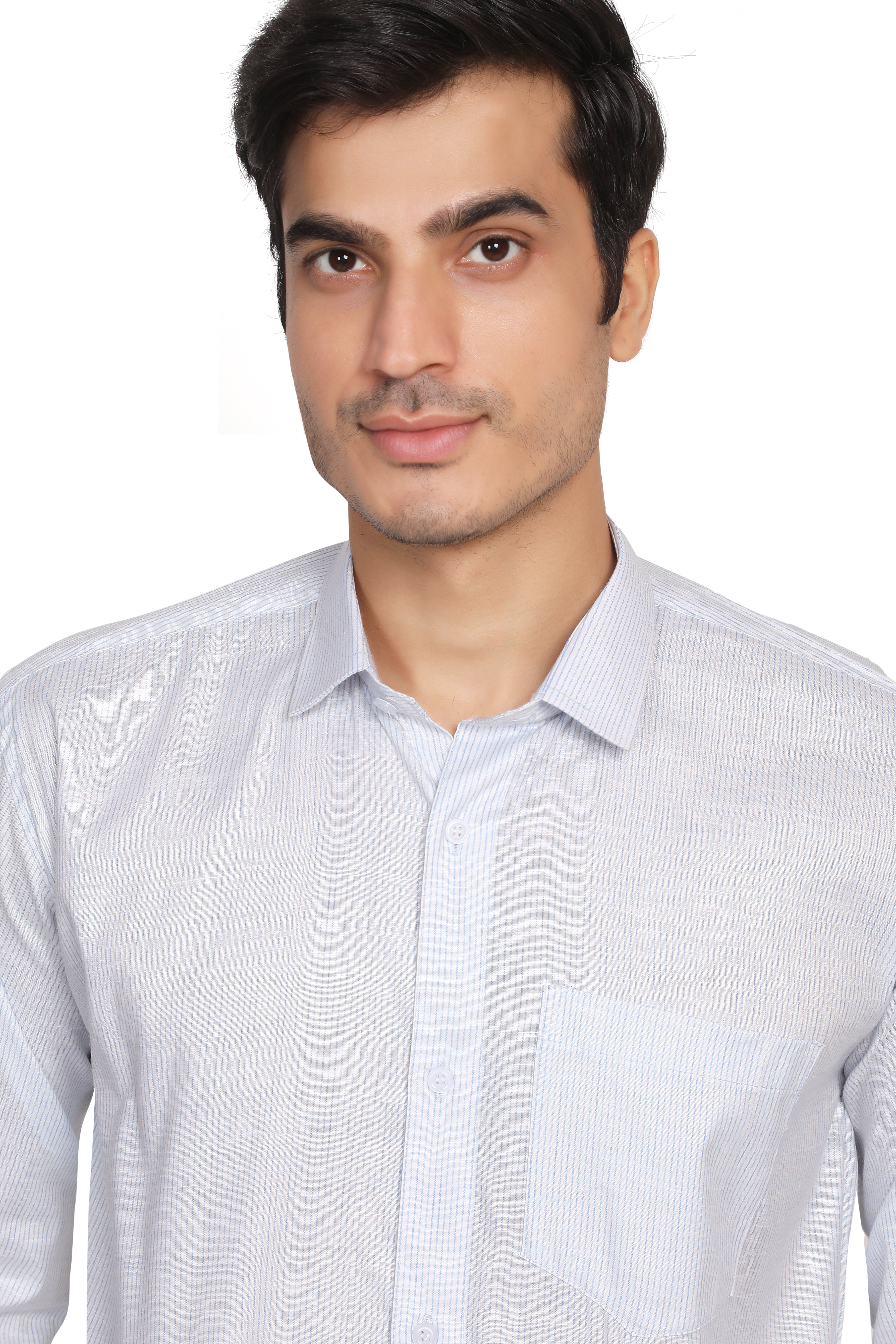 Kumar Shirts - Light Blue & White