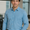 Men’s Striped Cotton Blend Formal Shirt – Regular Fit