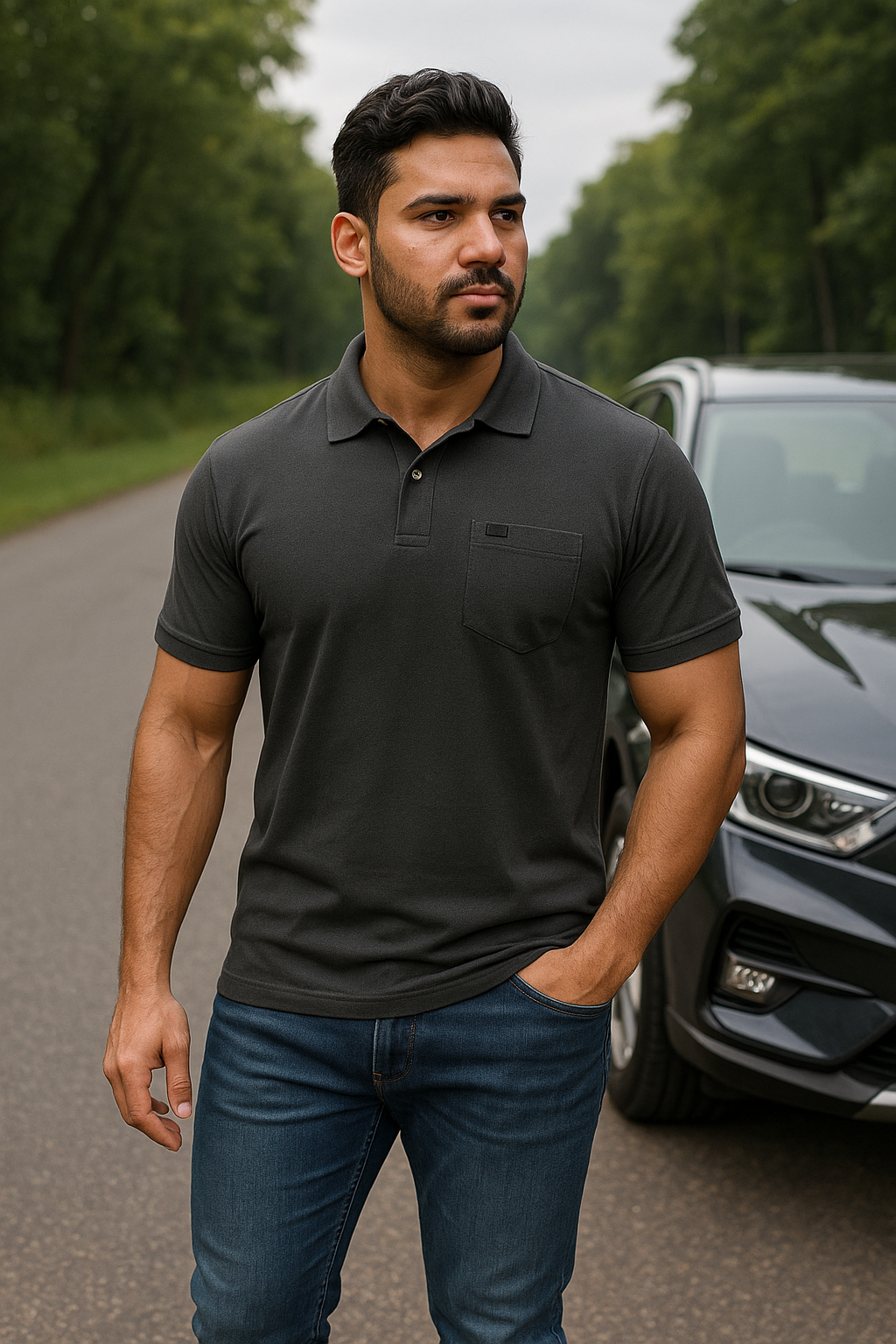 C - Dark Grey