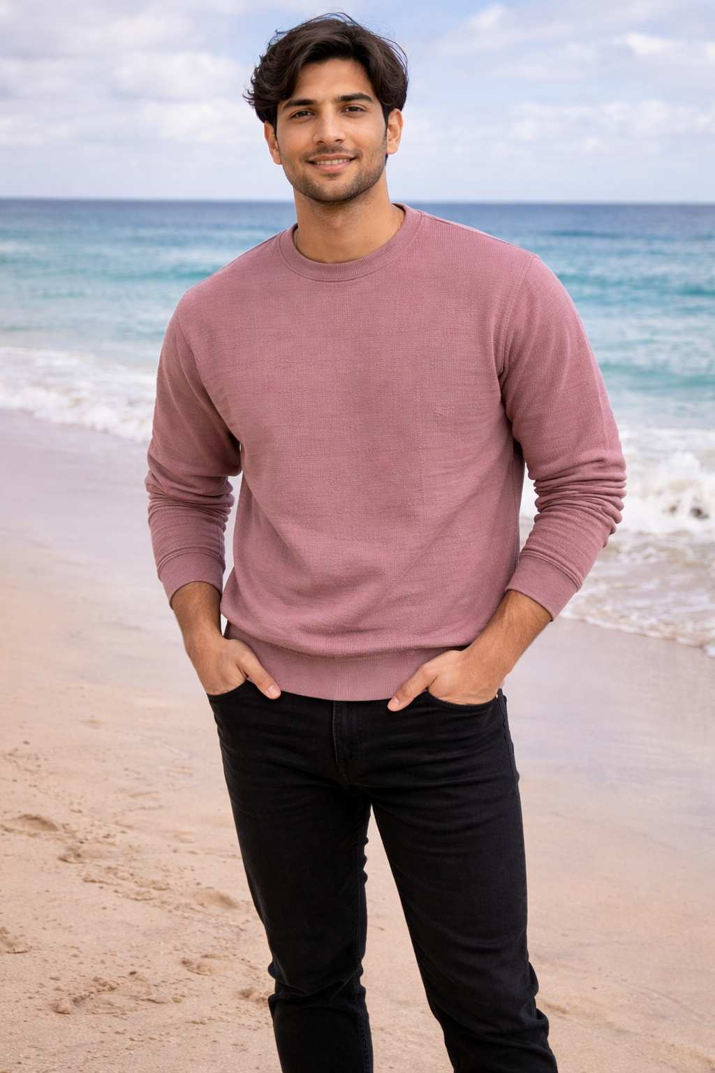 Men’s Purple Full Sleeve T-Shirt | Premium Cotton Casual Wear