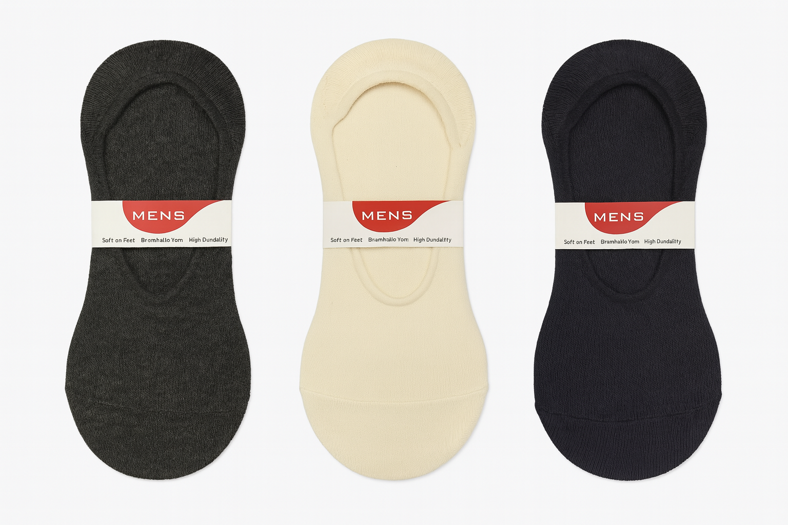 Unisex Loafer Socks-Pack Of 3