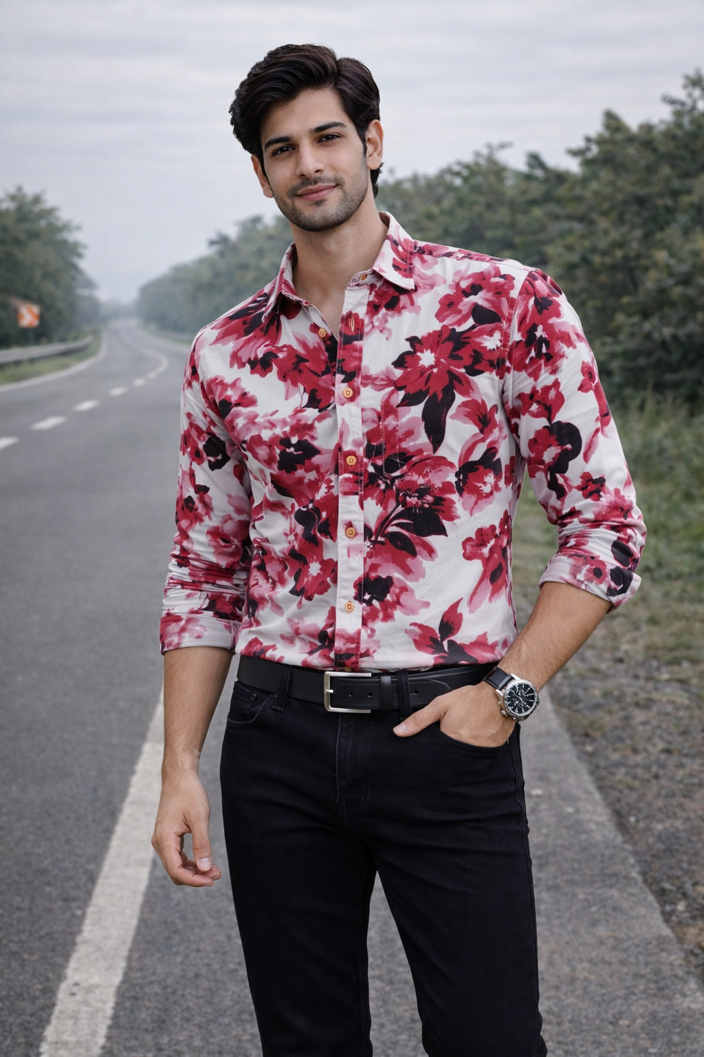 Kumar Casual Printed Shirt for Men