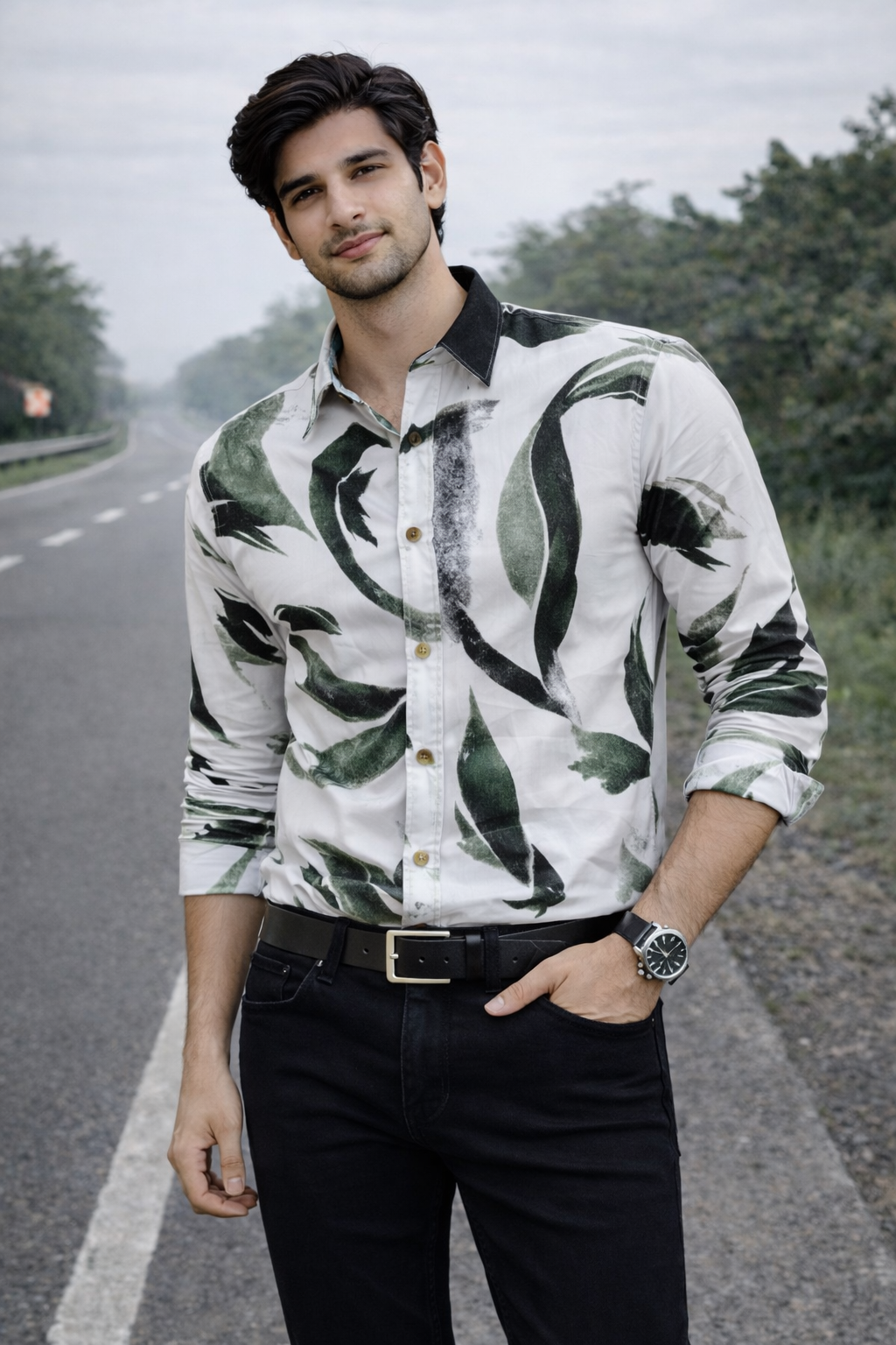 Kumar Casual Printed Shirt for Men