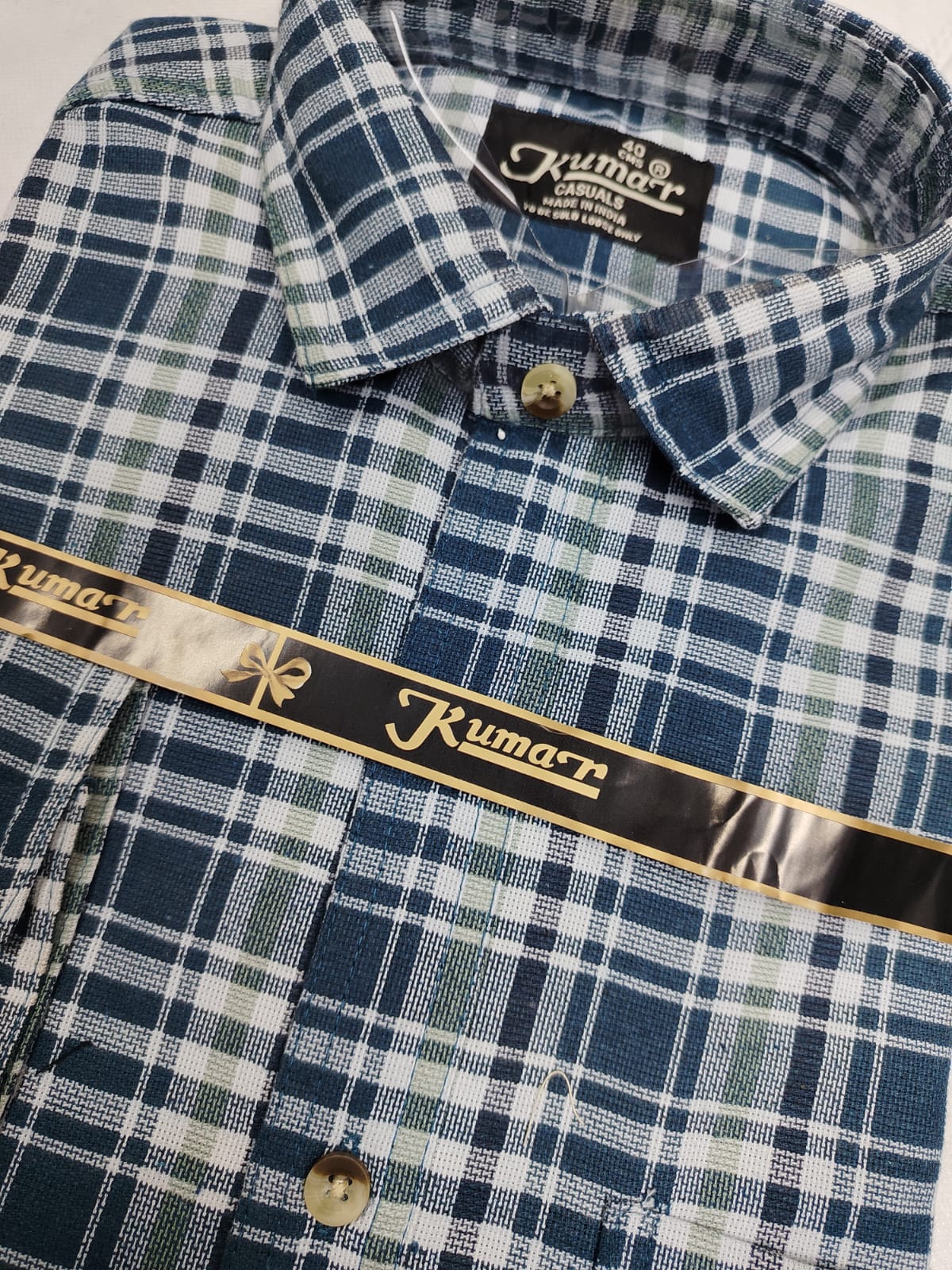 Men’s Premium Cotton Casual Check Shirt