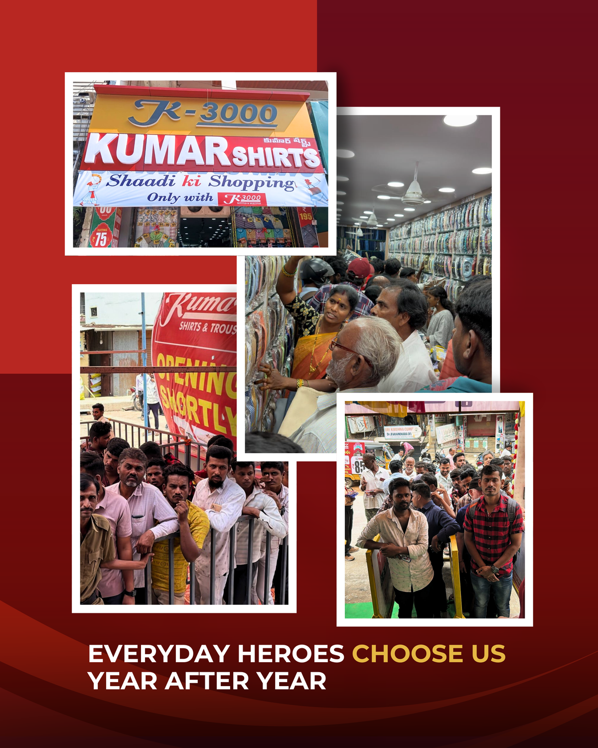 Stores across South India