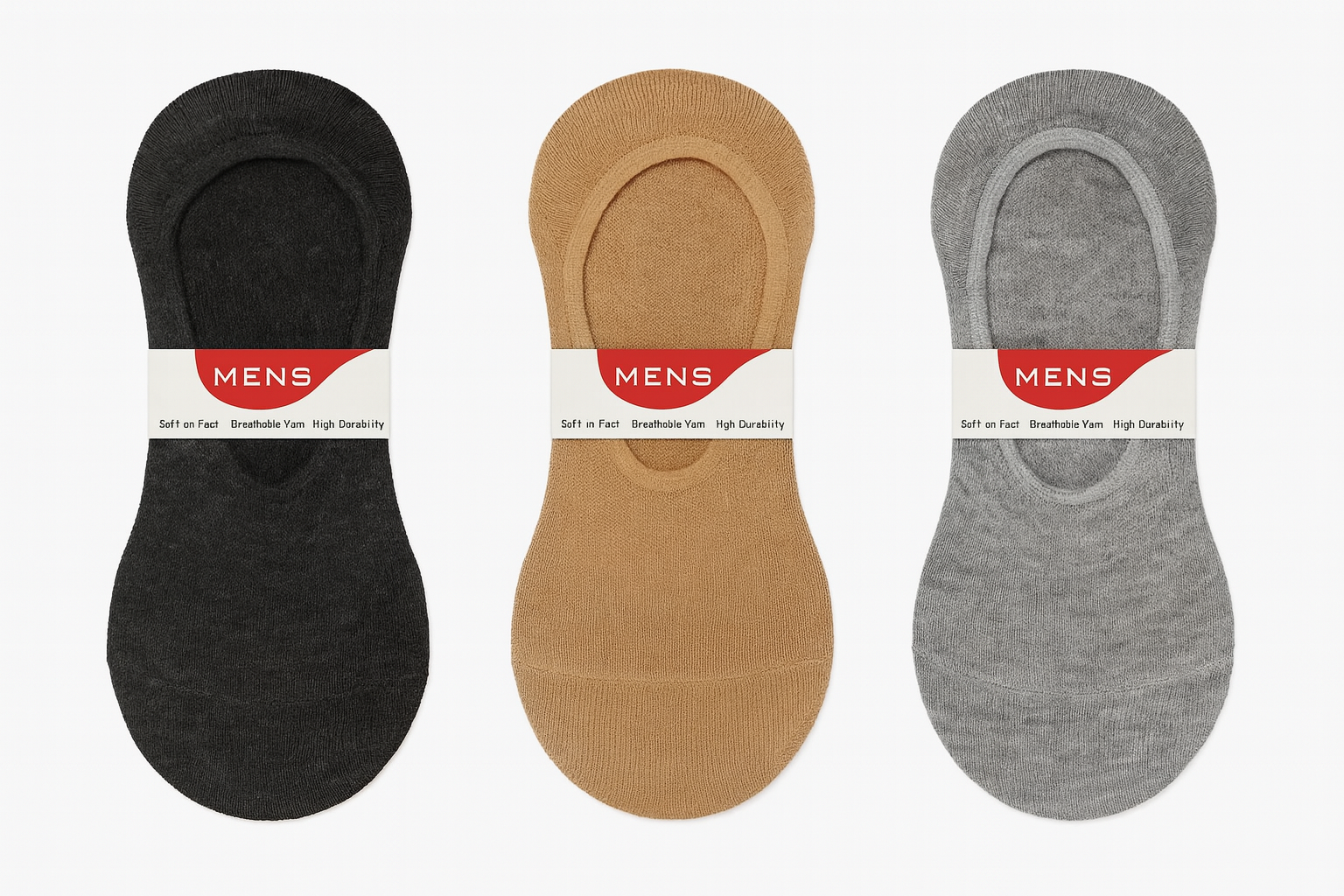 Unisex Loafer Socks-Pack Of 3