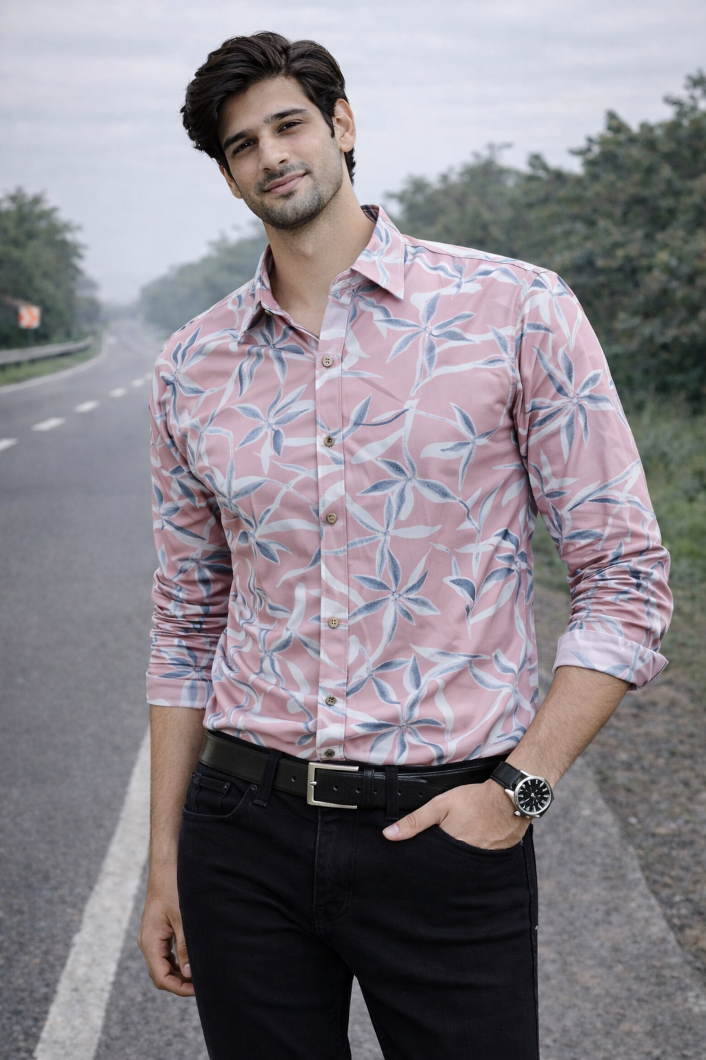 Kumar Casual Printed Shirt for Men