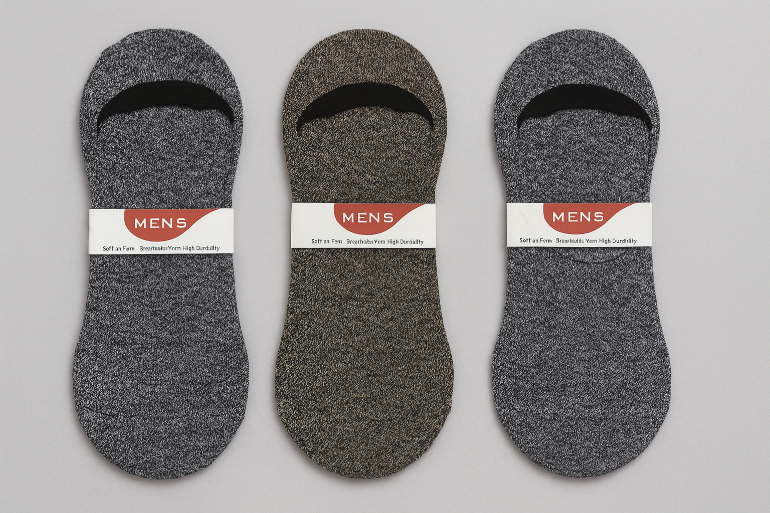 Unisex Loafer Socks-Pack Of 3
