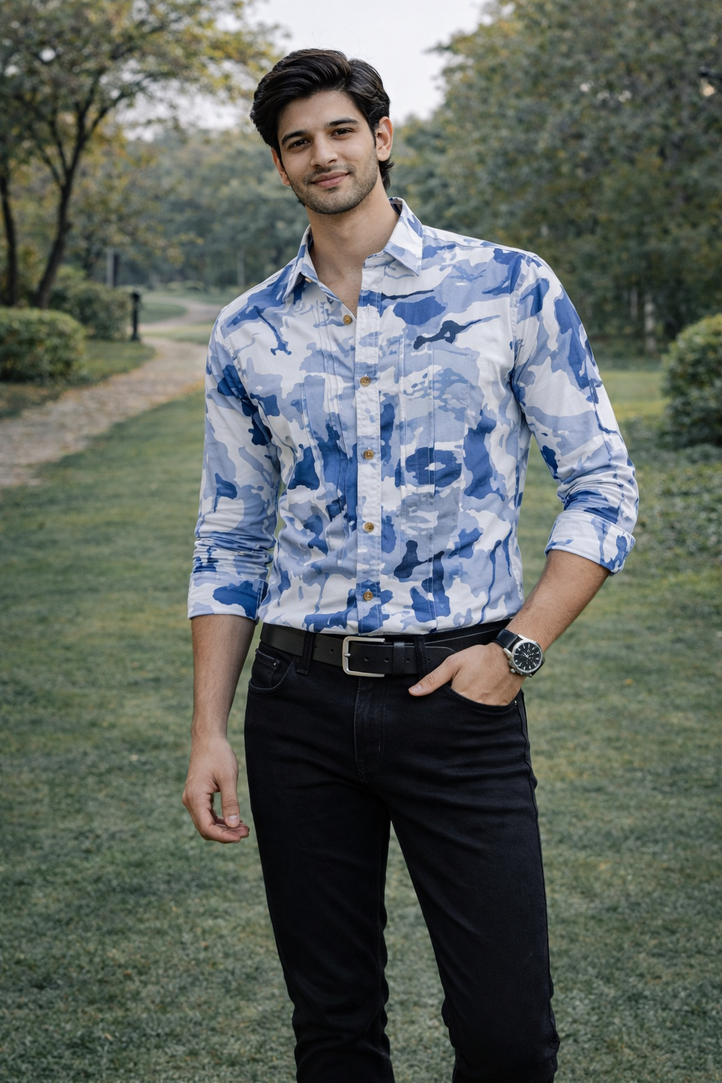 Kumar Casual Printed Shirt for Men