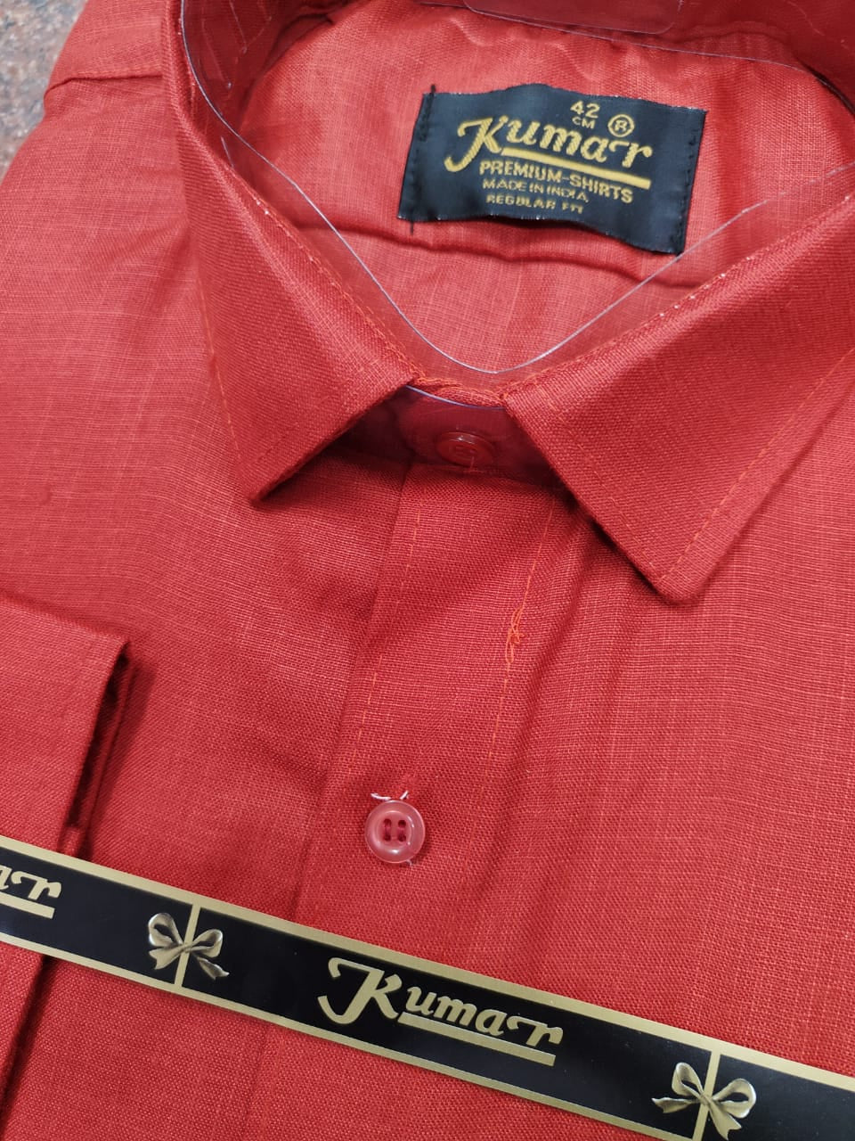 Men Red Full Sleeve Shirt