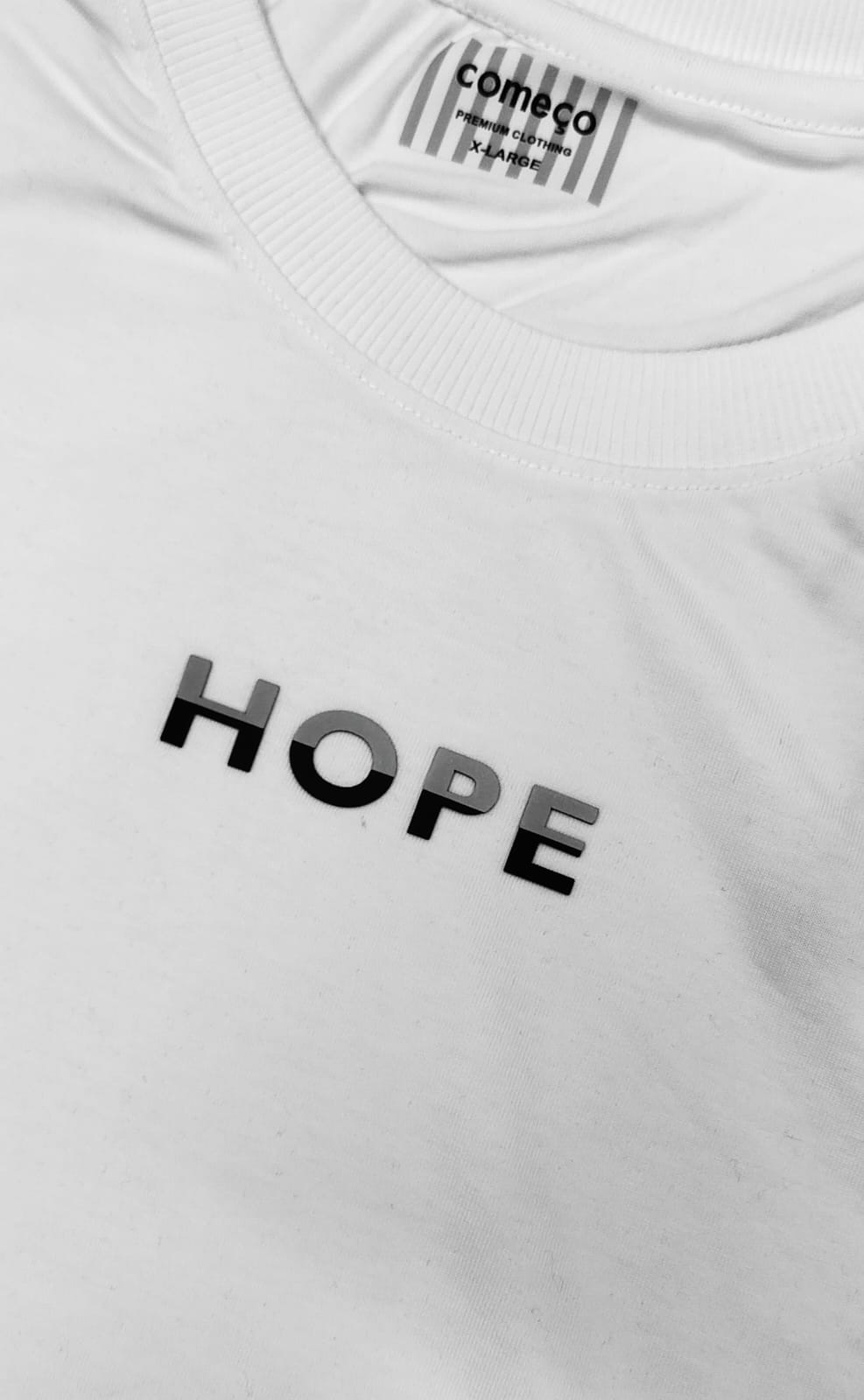 Men’s White Drop Shoulder Oversized T-Shirt