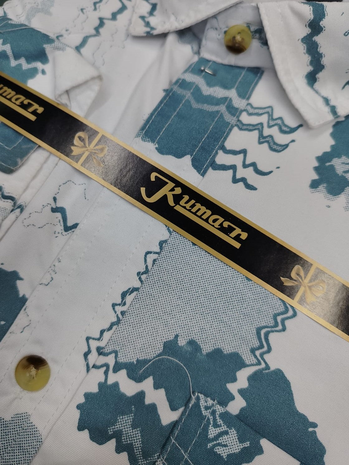 Men’s Premium Blue Full Sleeve Printed Shirt