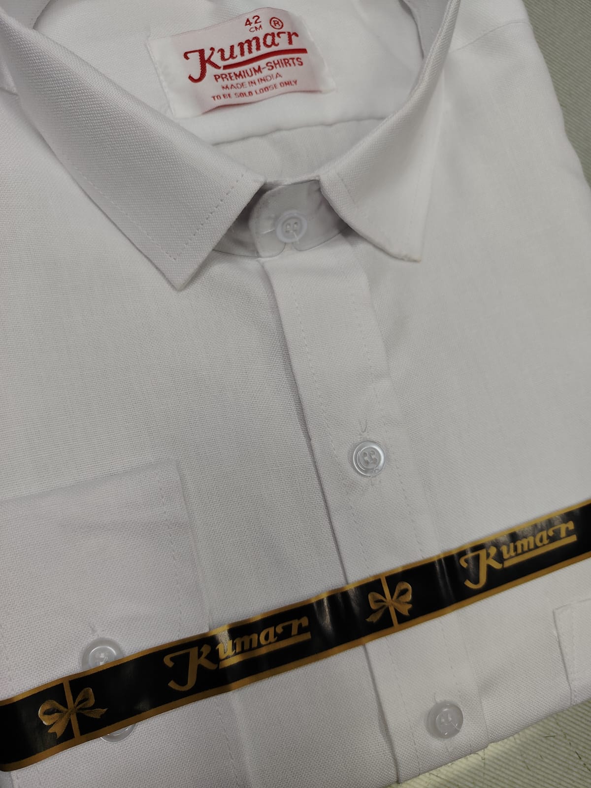 Men White Full Sleeve Shirt